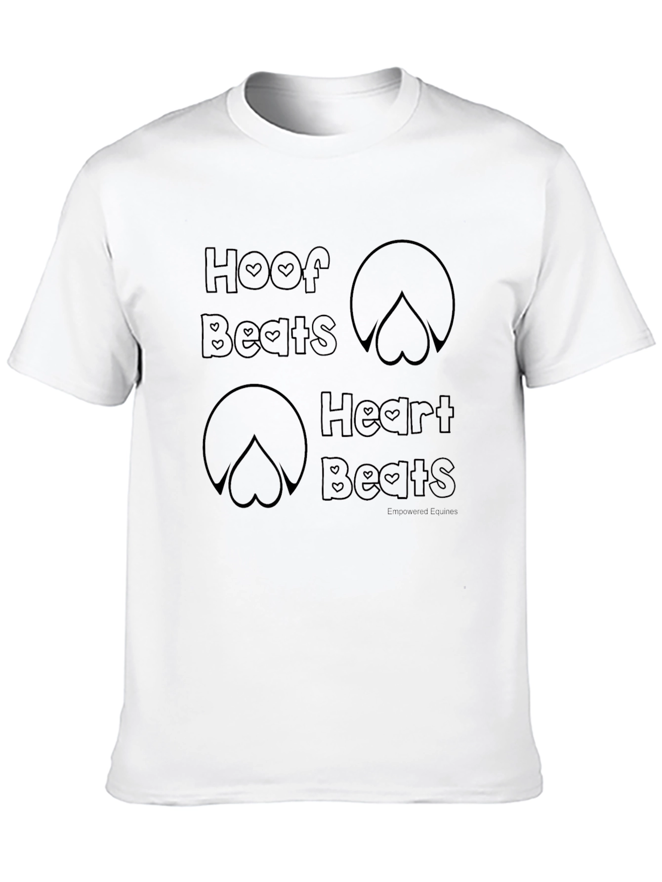 Black Hoof Beats Heart Beats Black T-Shirt view 10