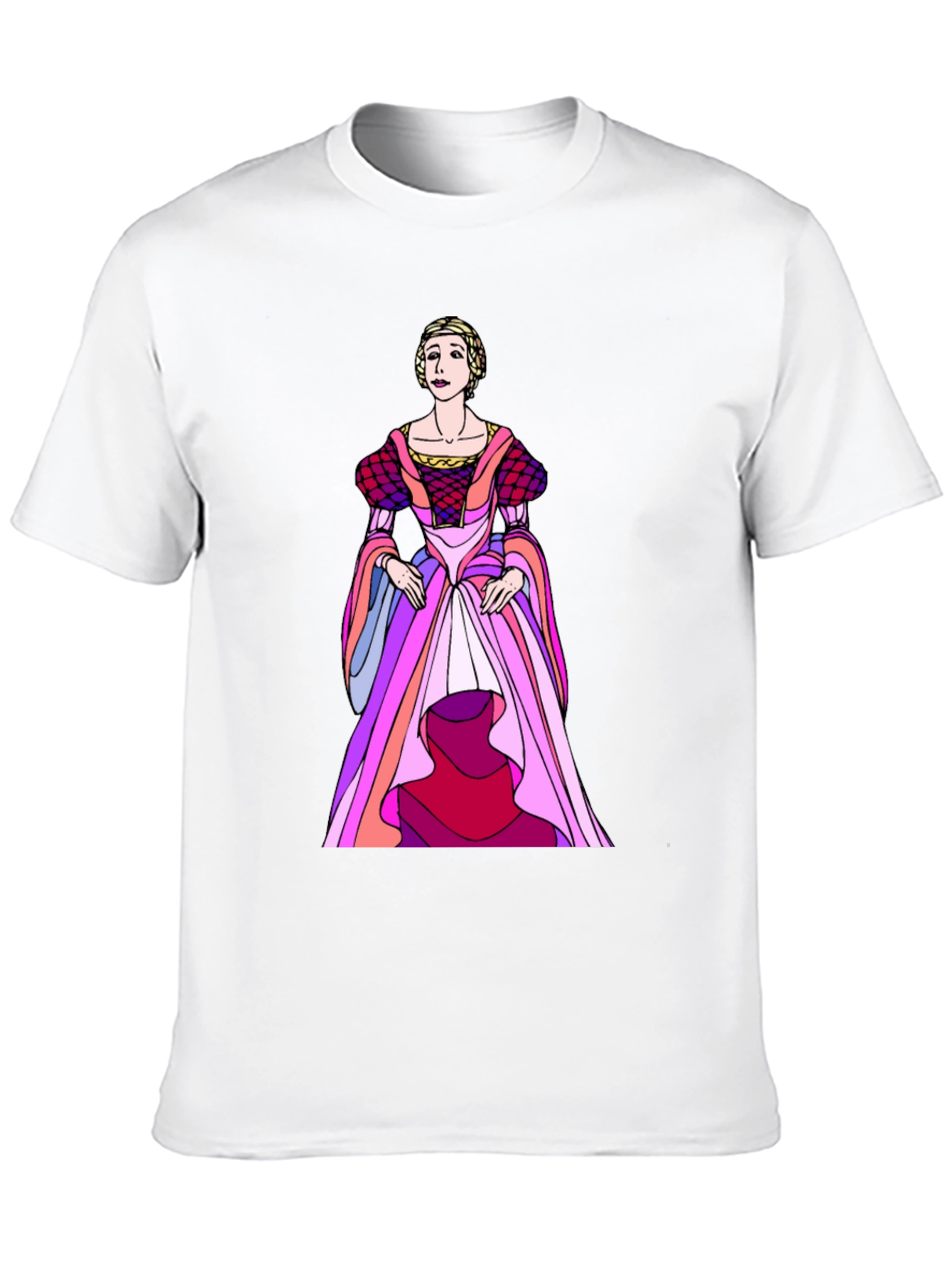 Black Renaissance Dress Graphic Tee view 10