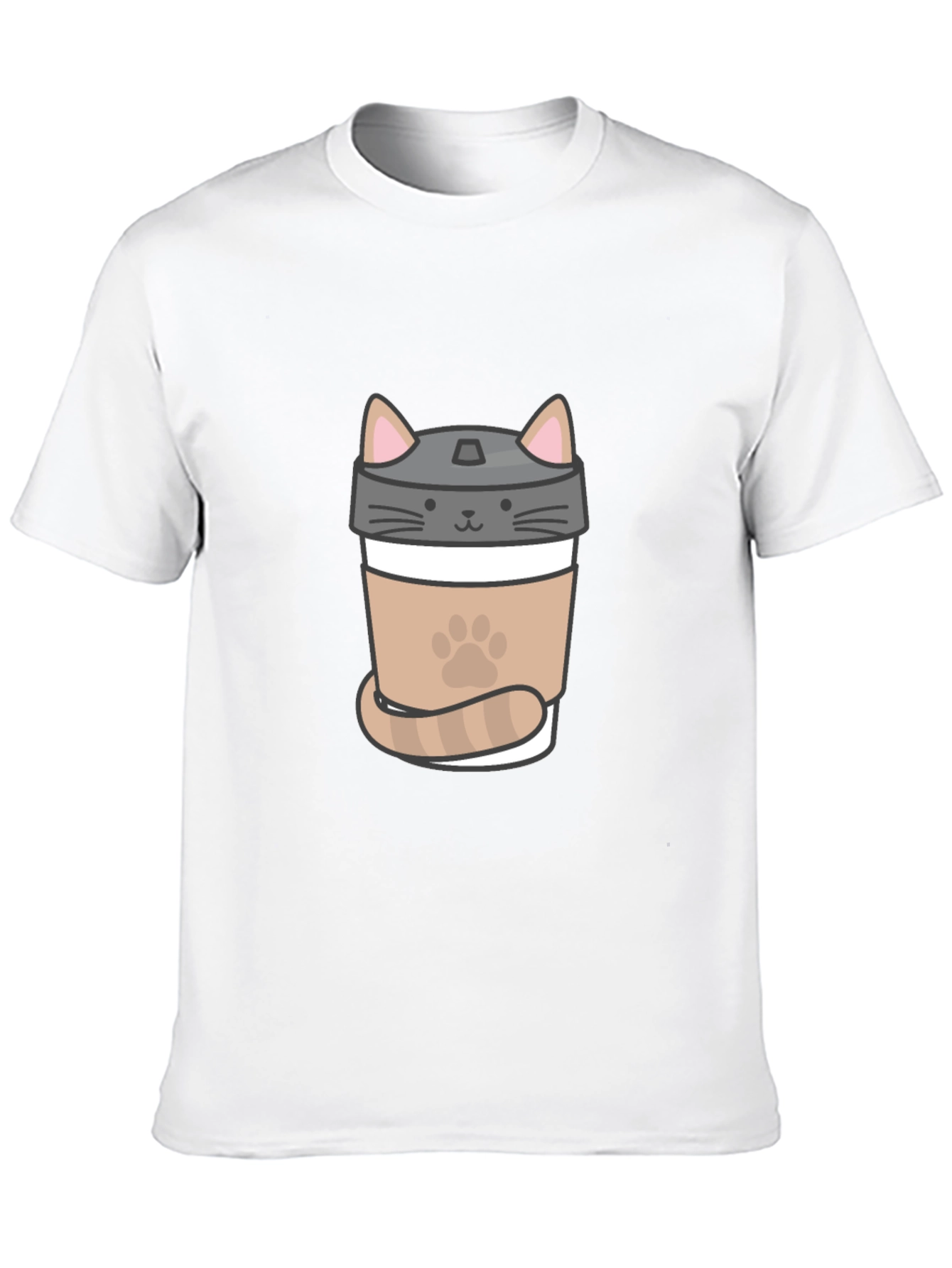 Black Cat Coffee T-Shirt - Cute Coffee Lover Tee view 10