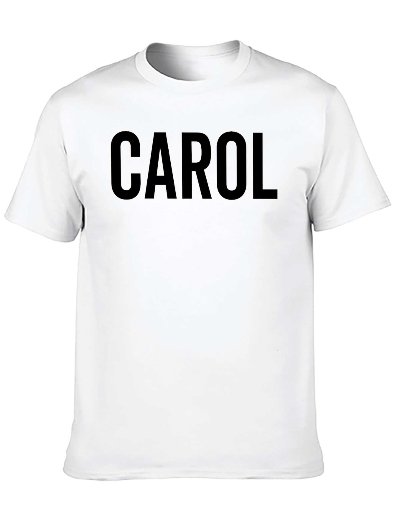 Black CAROL Graphic Tee - Premium Black T-Shirt view 10