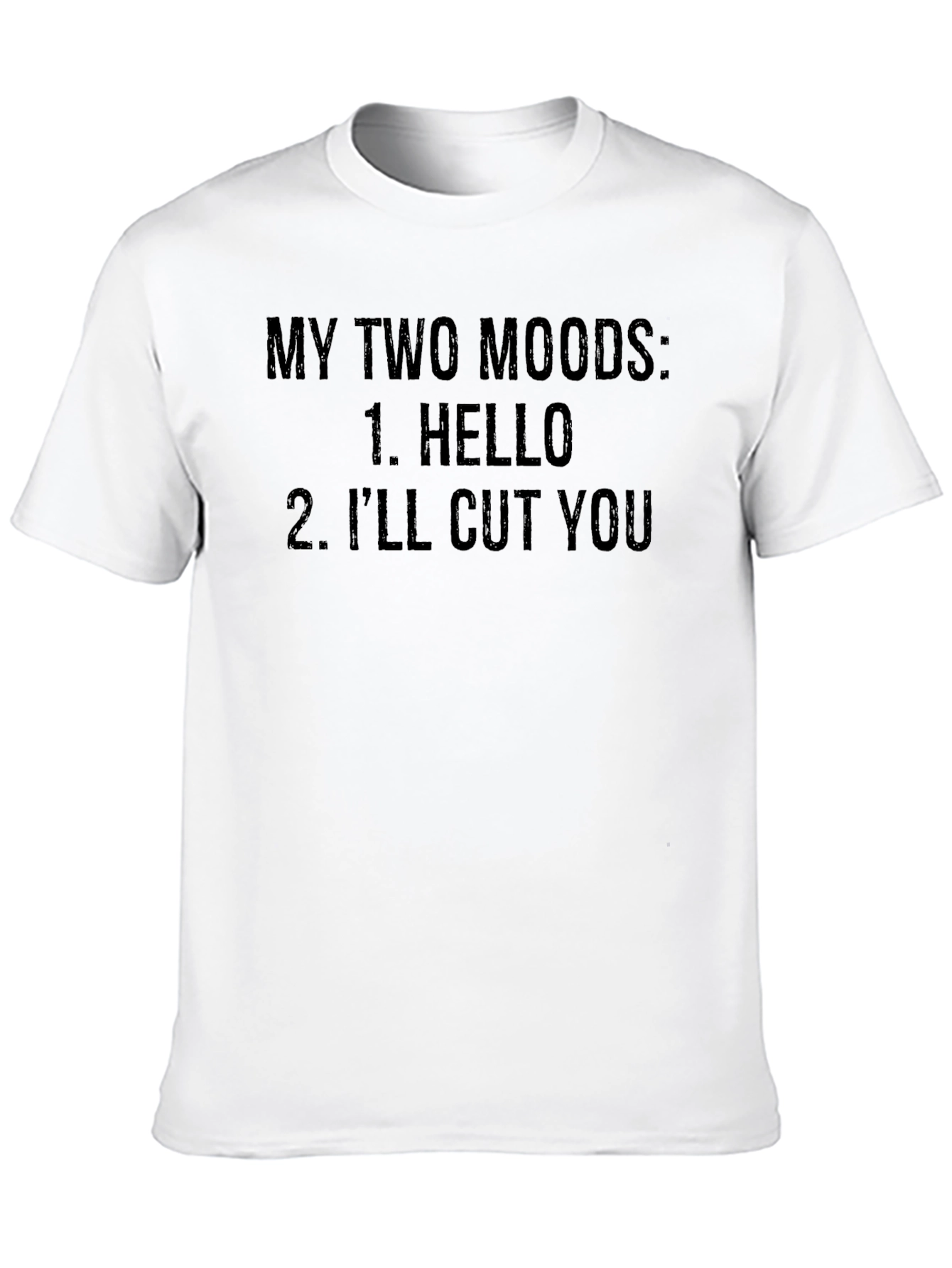 Black My Two Moods Graphic Tee view 10