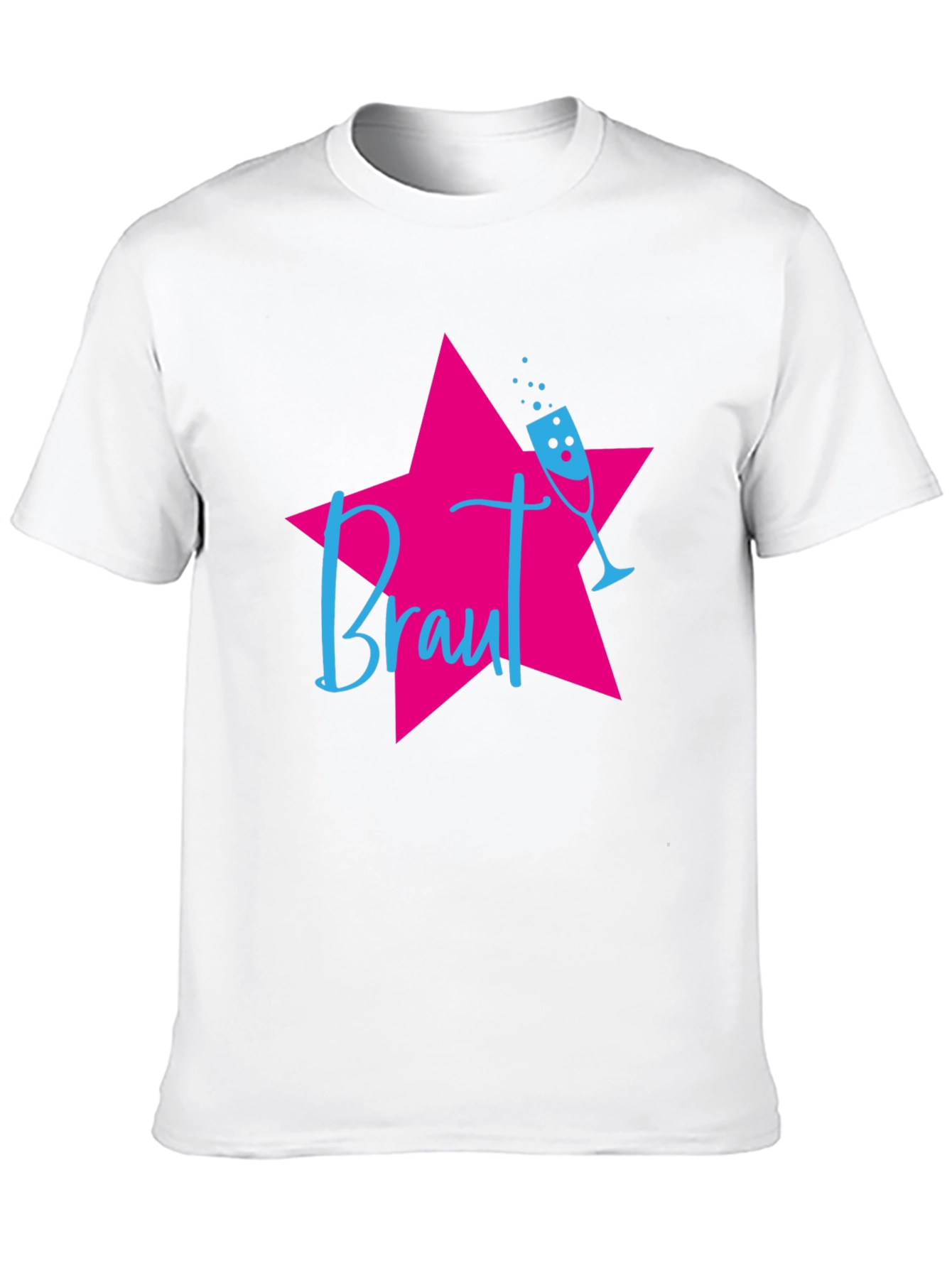 Black Bridesmaid Star T-Shirt - Wedding Party Apparel view 10