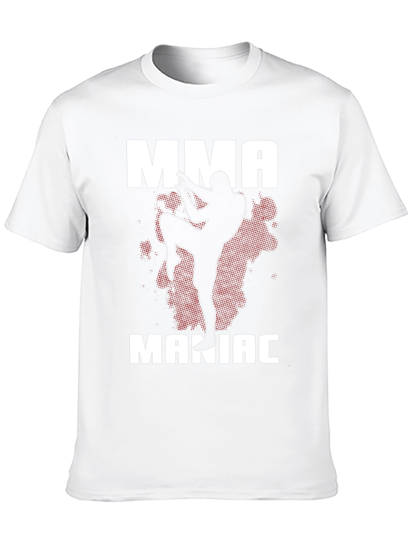 Black MMA Maniac Black T-Shirt Martial Arts Graphic Tee view 10