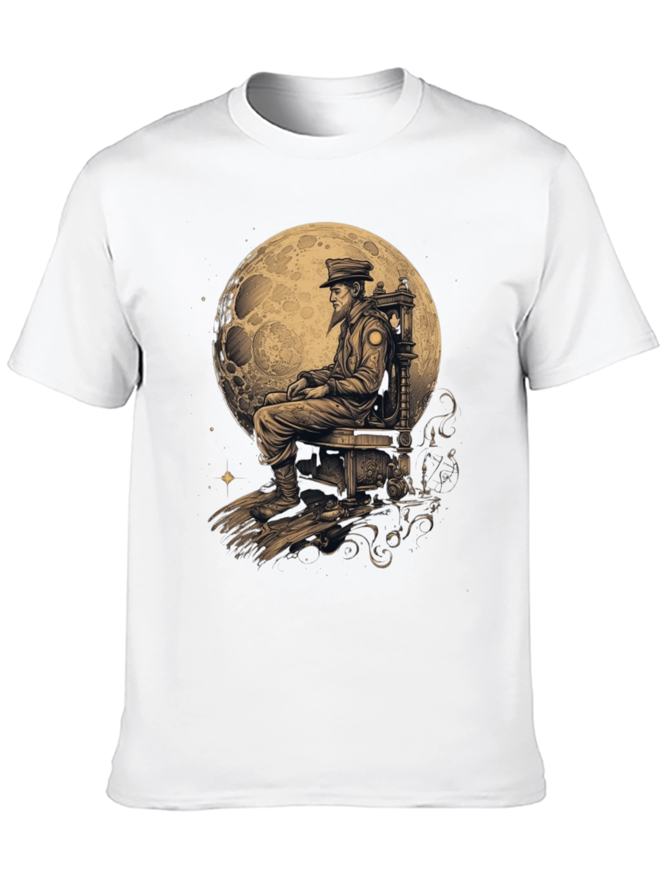 Black Moon Captain Graphic T-Shirt view 10