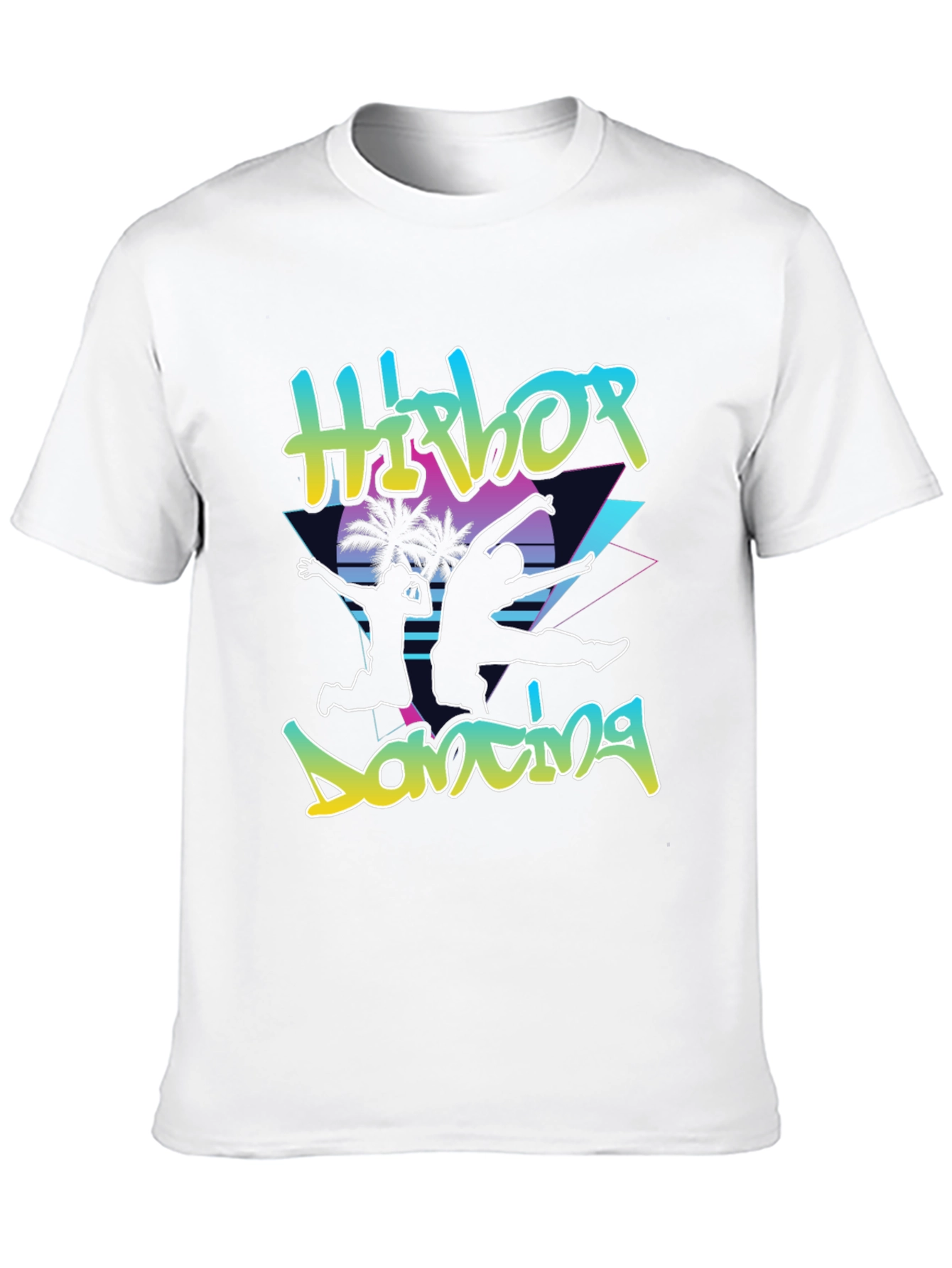 Black Retro Hip Hop Dancing Graphic Tee view 10