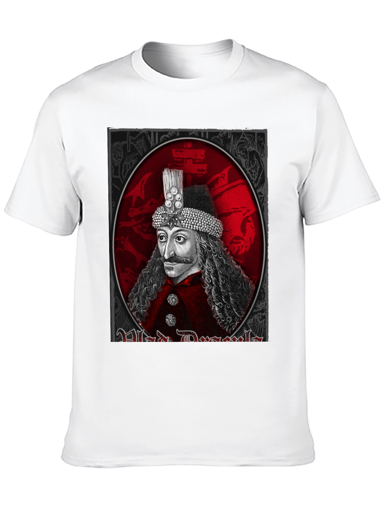 Black Vlad Dracula Graphic Tee - Gothic Style view 10