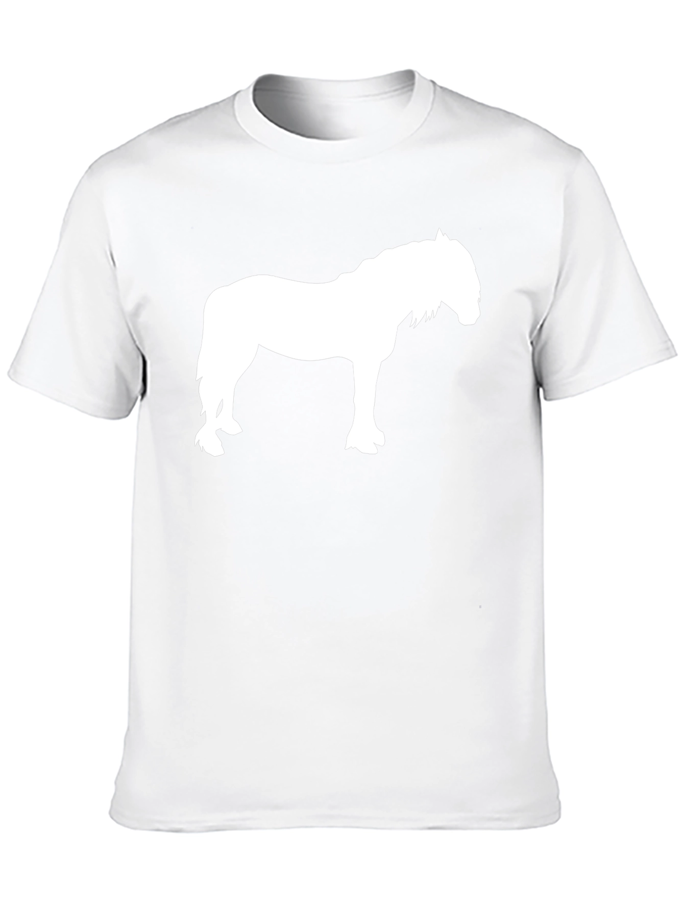 Black Black Horse Silhouette T-Shirt view 10