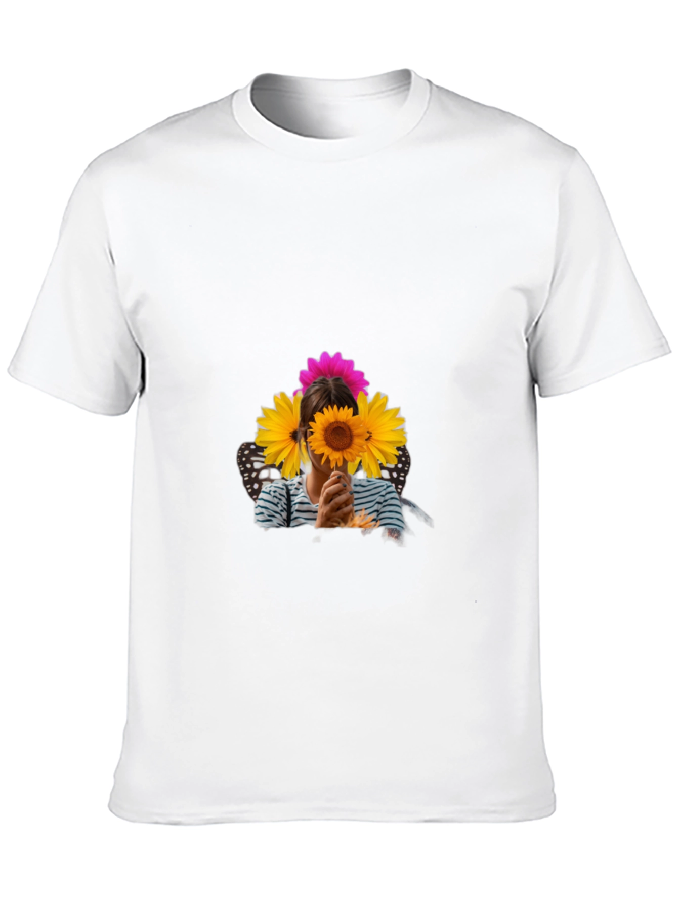 Black Sunflower Graphic Black T-Shirt view 10