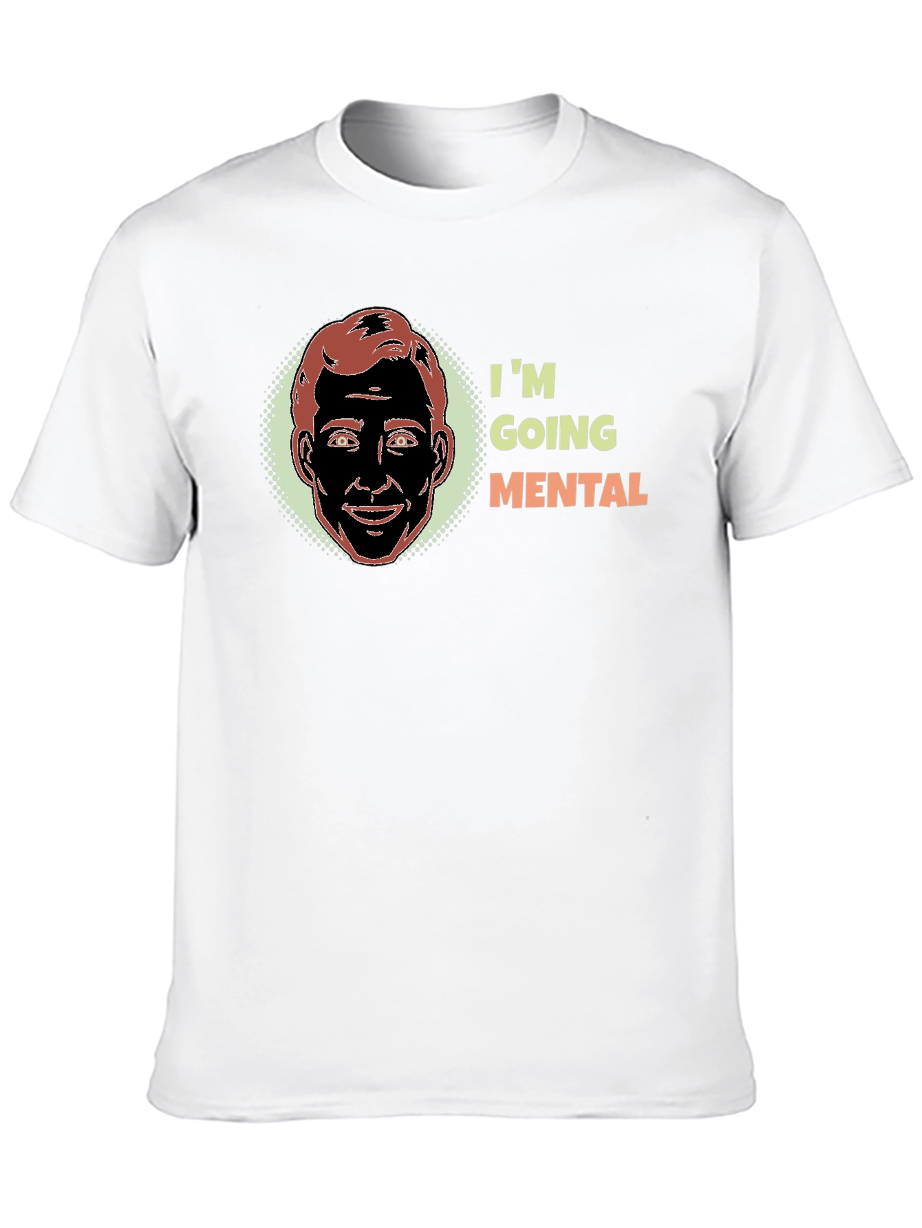 Black I'm Going Mental Graphic T-Shirt view 10