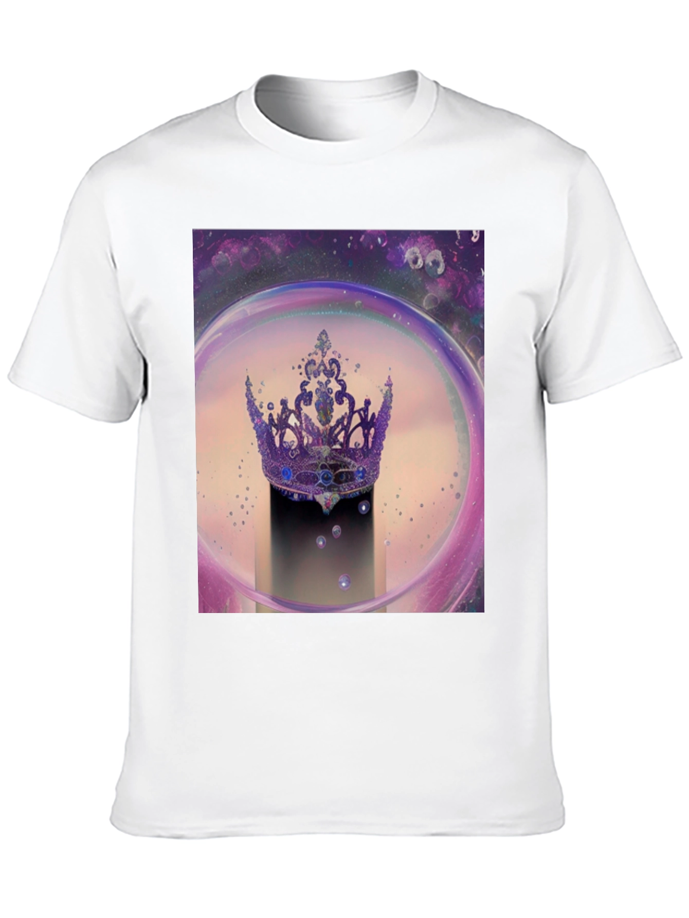 Black Regal Crown Graphic Tee view 10