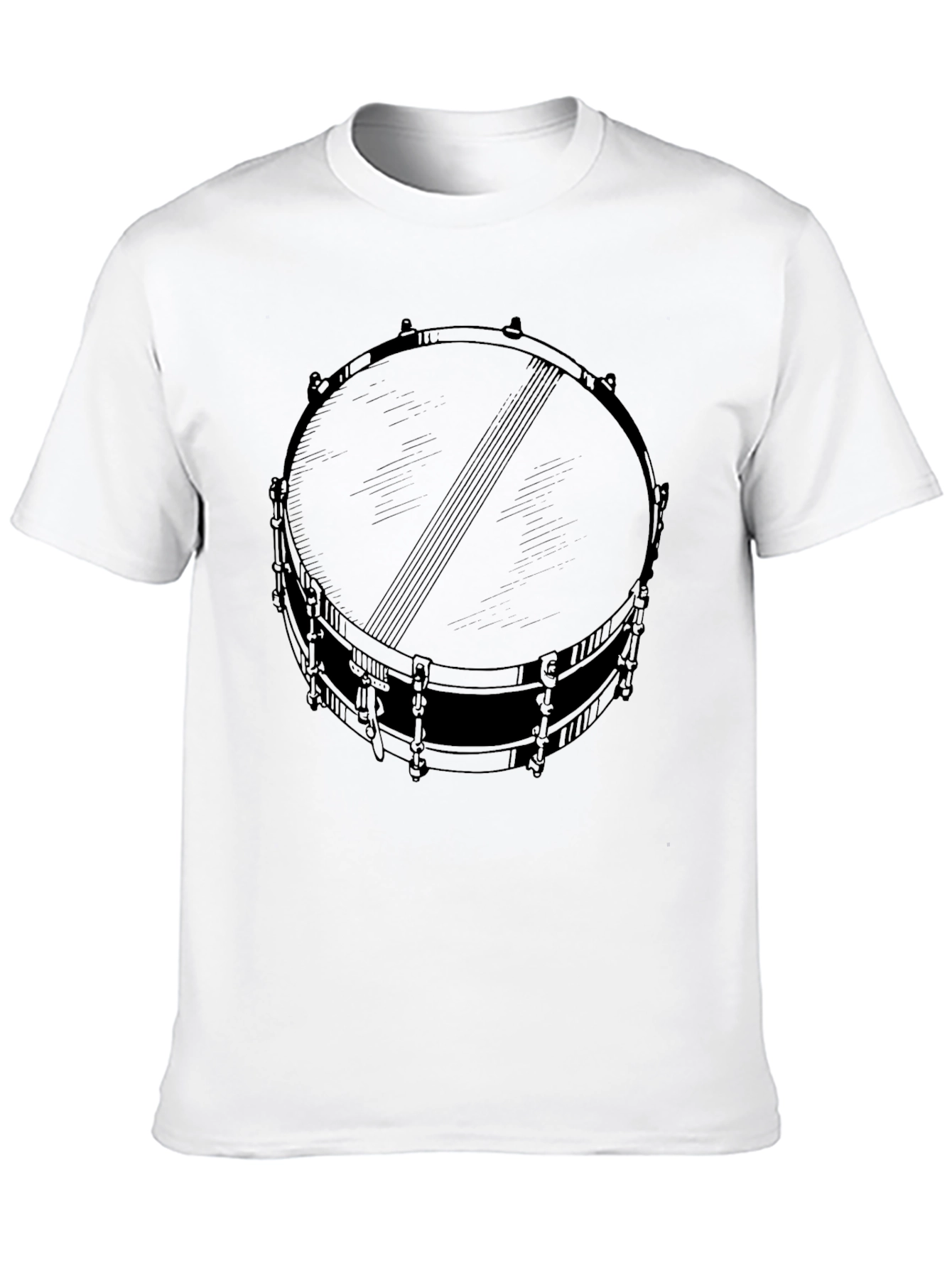 Black Drum Graphic T-Shirt - Music Lover Tee view 10