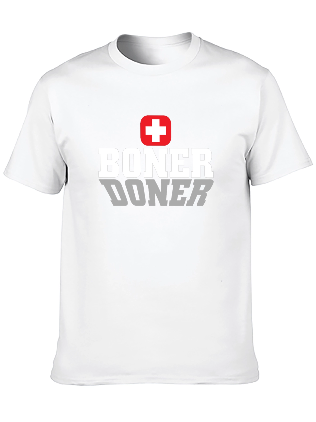 Black Boner Doner T-Shirt Funny Graphic Tee view 10