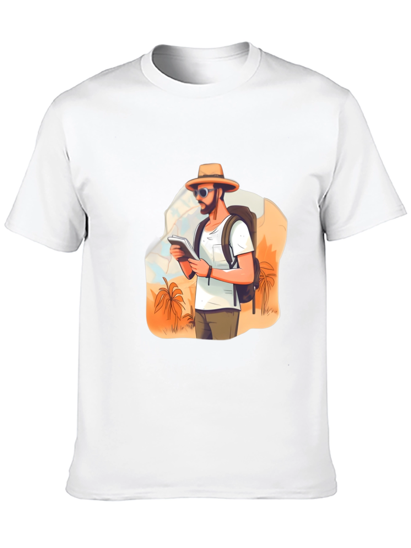 Black Traveler Graphic T-Shirt - Adventure Awaits! view 10