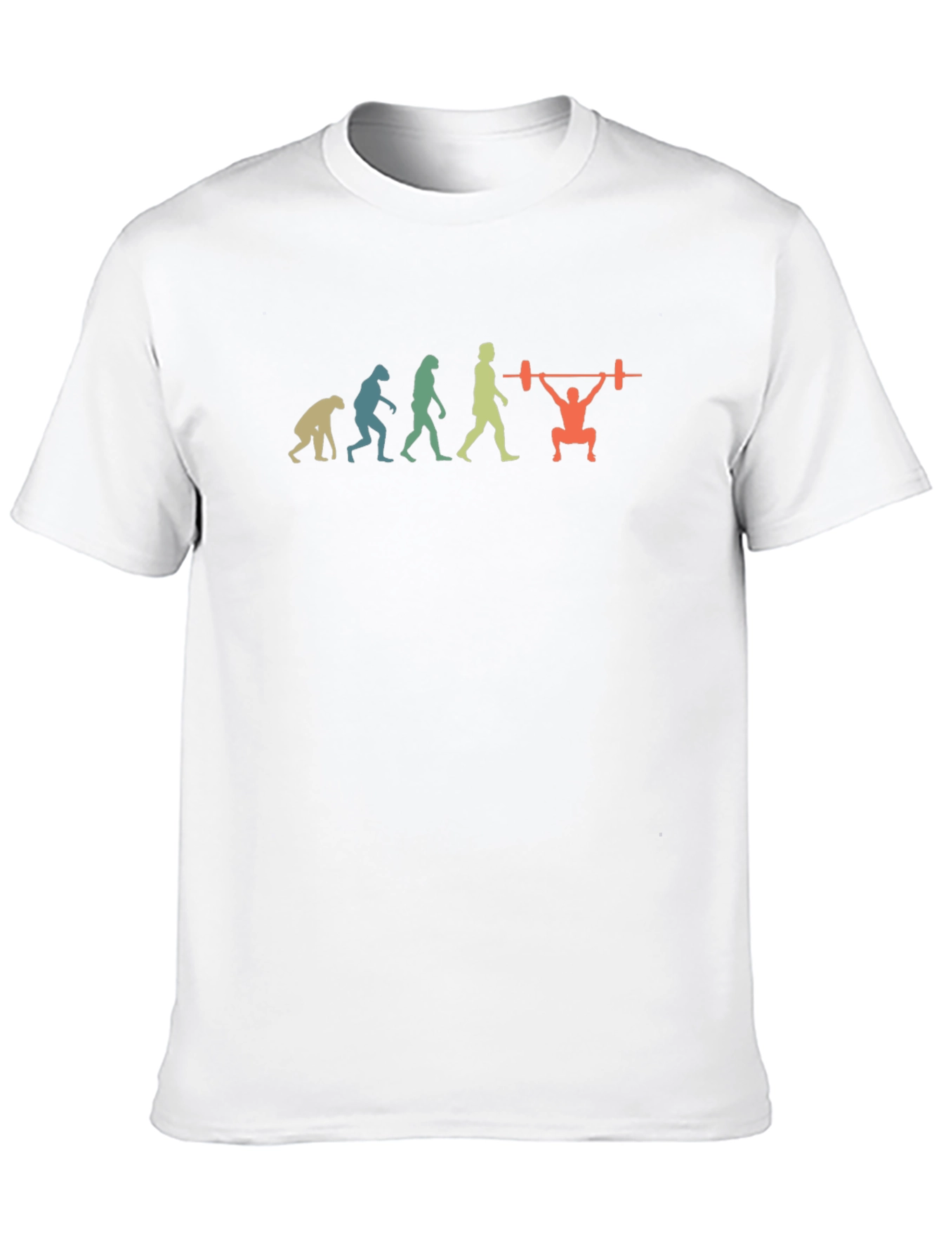 Black Evolution of Weightlifting Black T-Shirt view 10