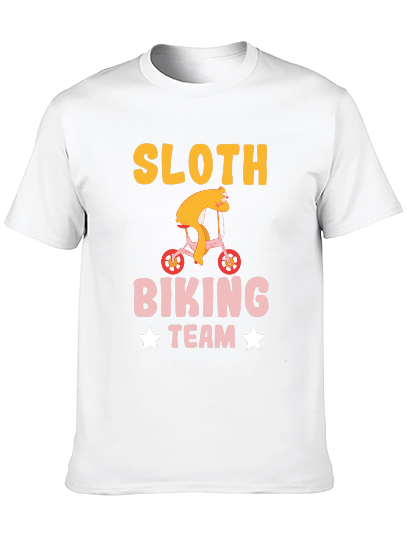 Black Sloth Biking Team T-Shirt Funny Sloth Tee view 10