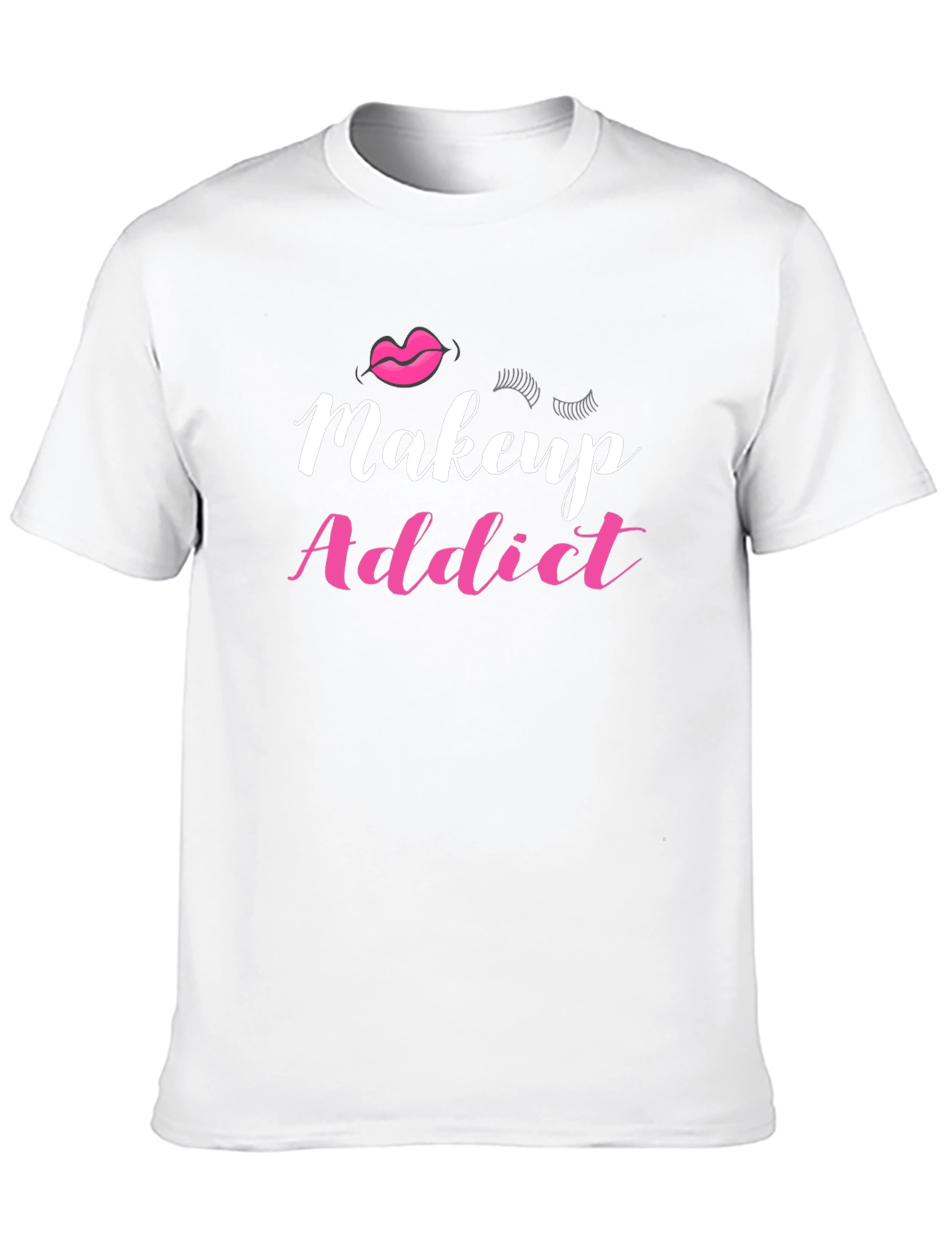 Black Makeup Addict Graphic Tee - Stylish & Fun! view 10