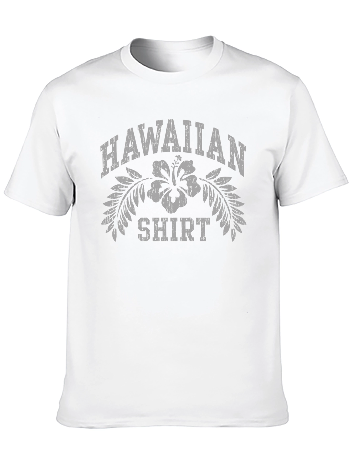 Black Hawaiian Shirt Graphic Tee - Black view 10