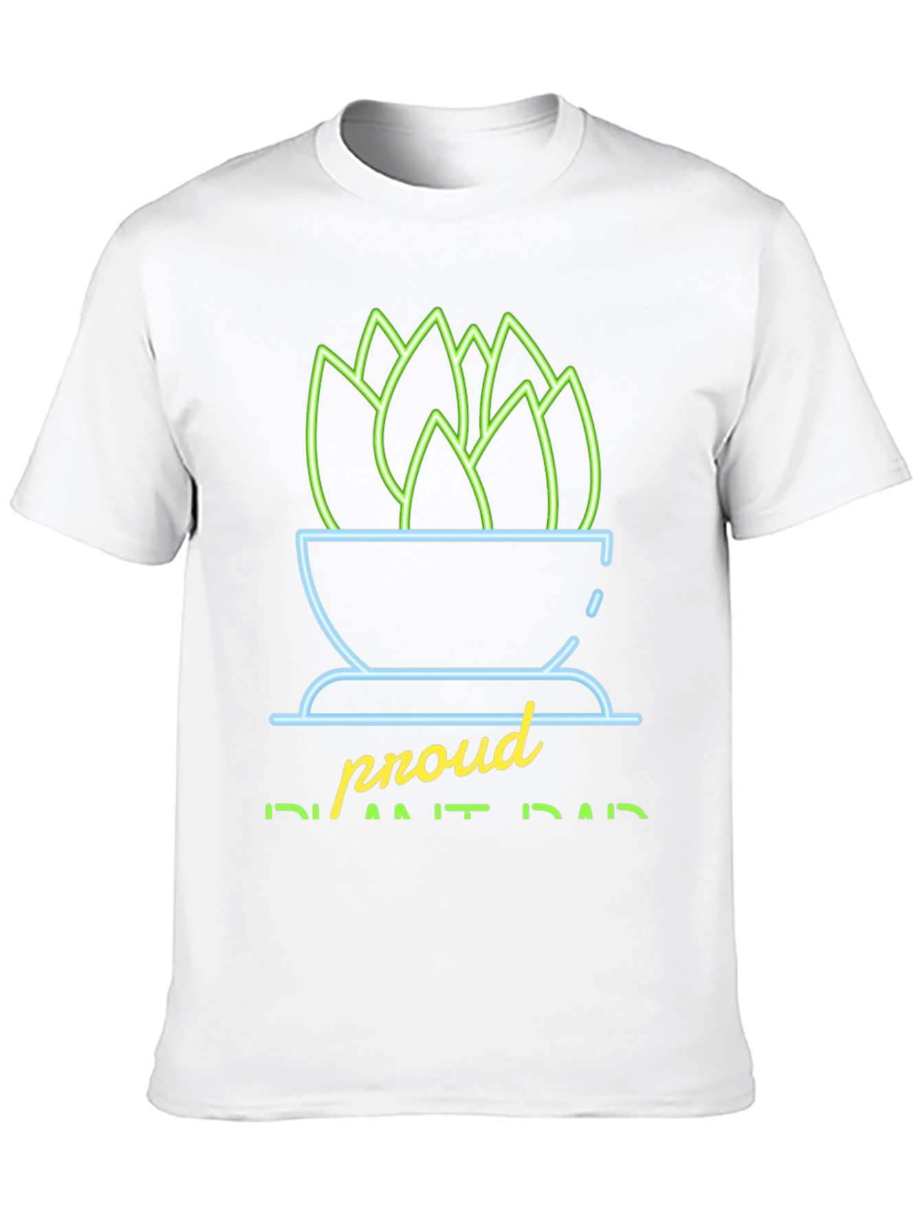 Black Proud Plant Dad Graphic Tee view 10