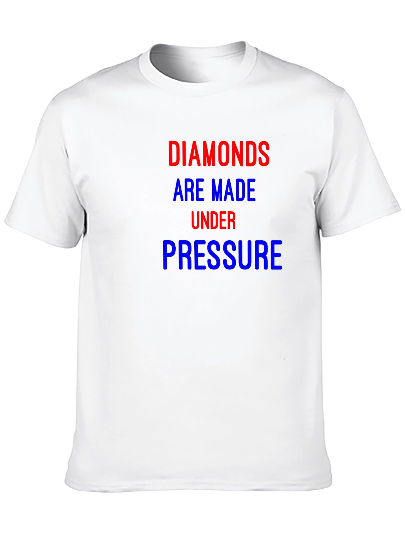 Black Diamonds Under Pressure Tee - Motivational Graphic T-Shirt view 10