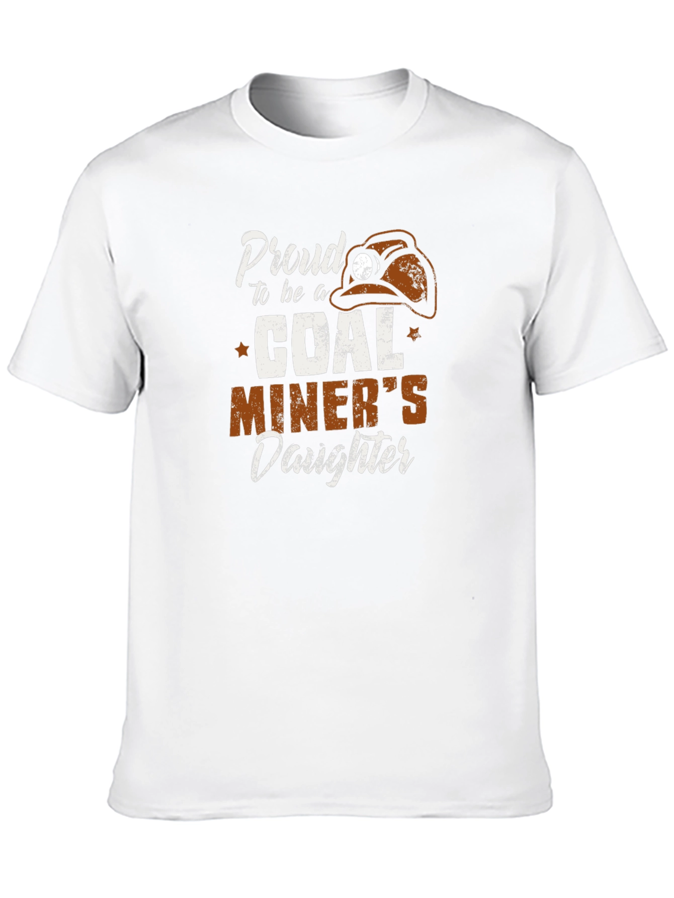 Black Proud Coal Miner's Daughter T-Shirt - Black view 10