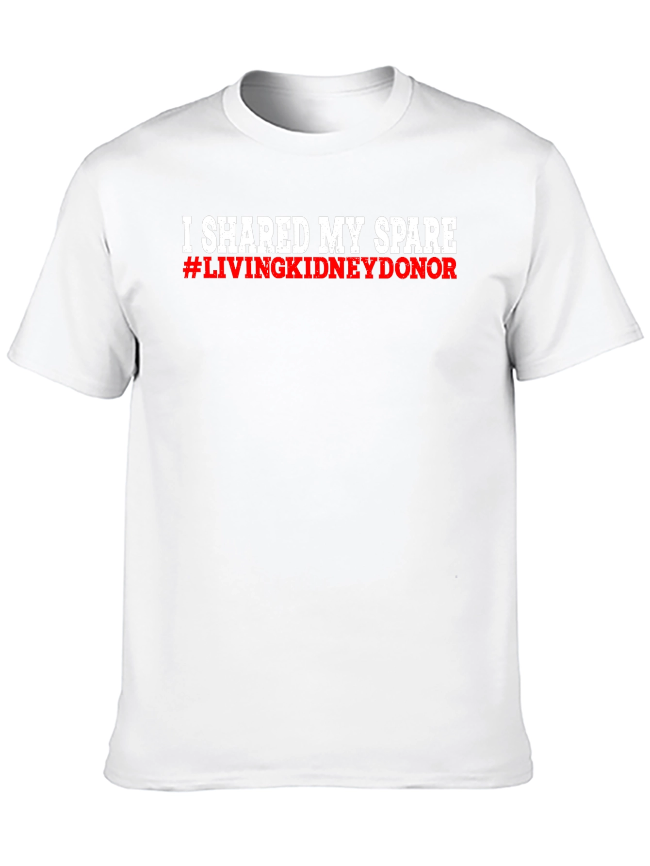 Black Living Kidney Donor T-Shirt - I Shared My Spare view 10