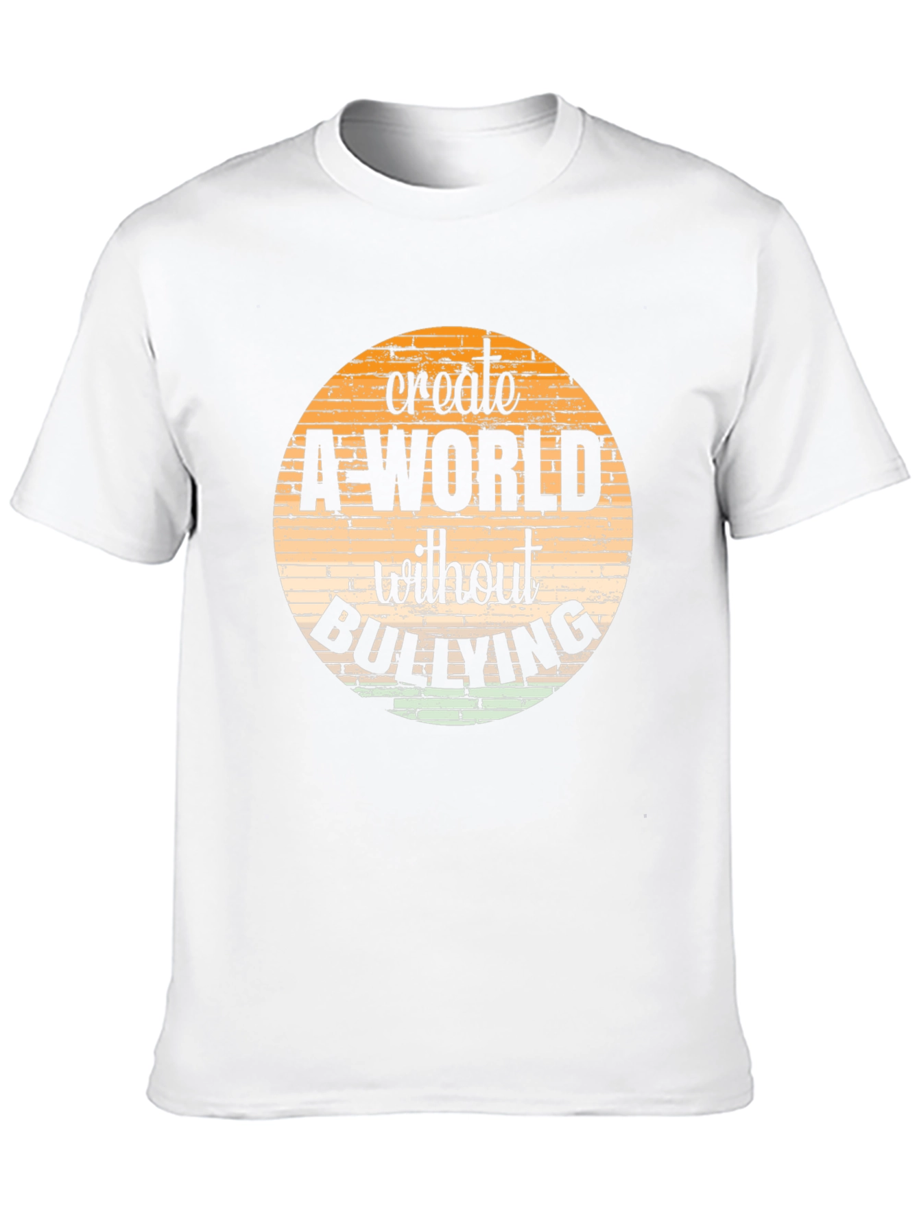 Black Create a World Without Bullying Graphic Tee view 10
