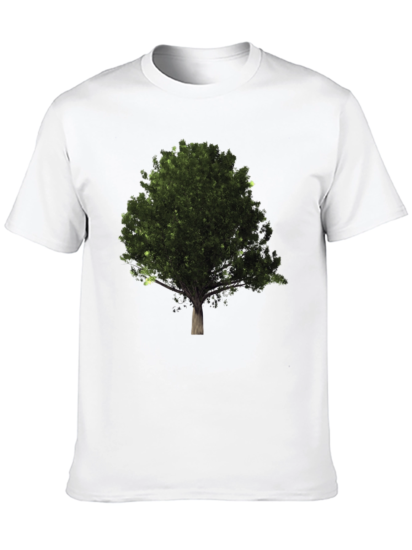 Black Nature Tree Graphic Black T-Shirt view 10