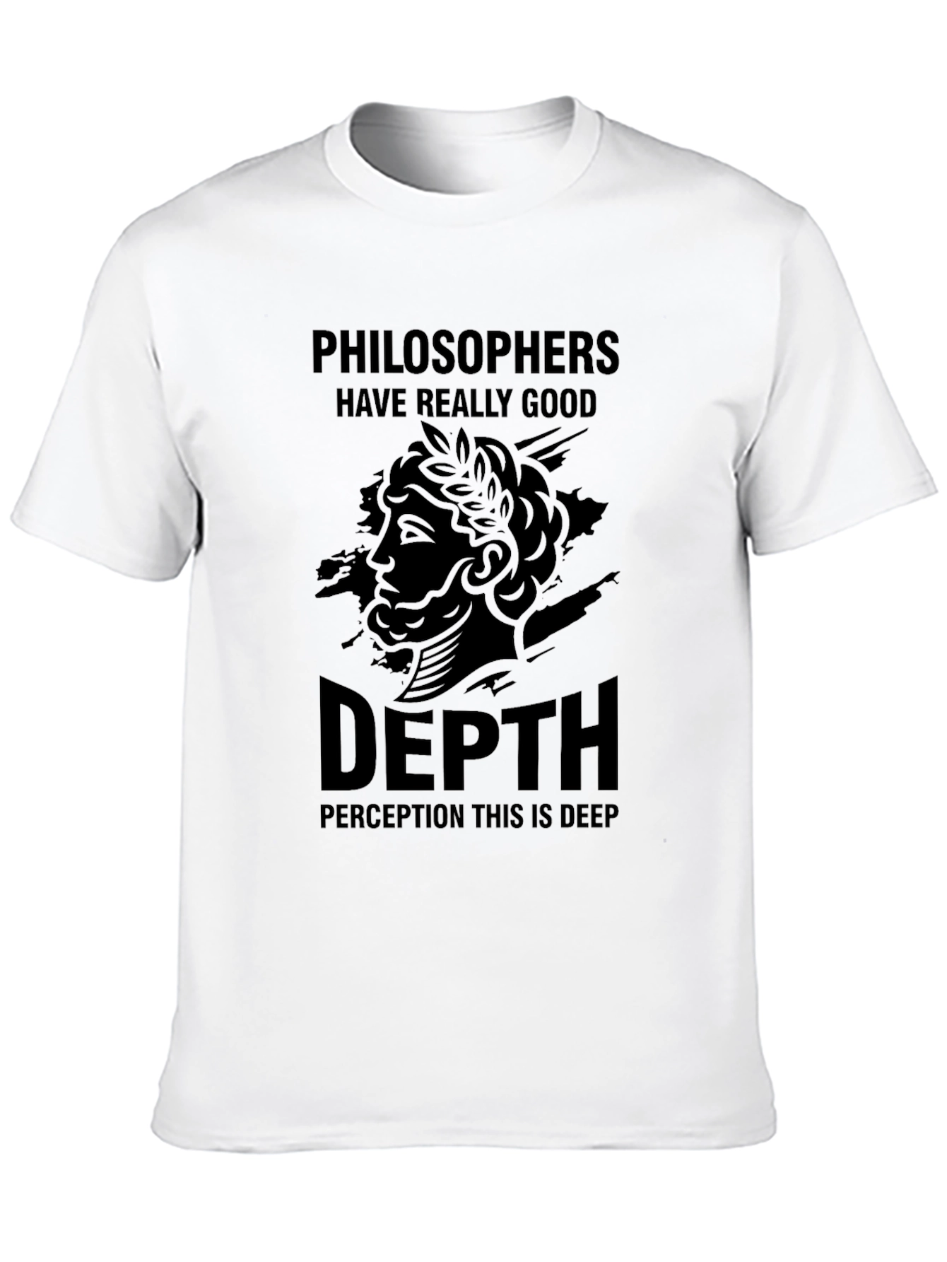 Black Philosophers Depth Perception Black T-Shirt view 10