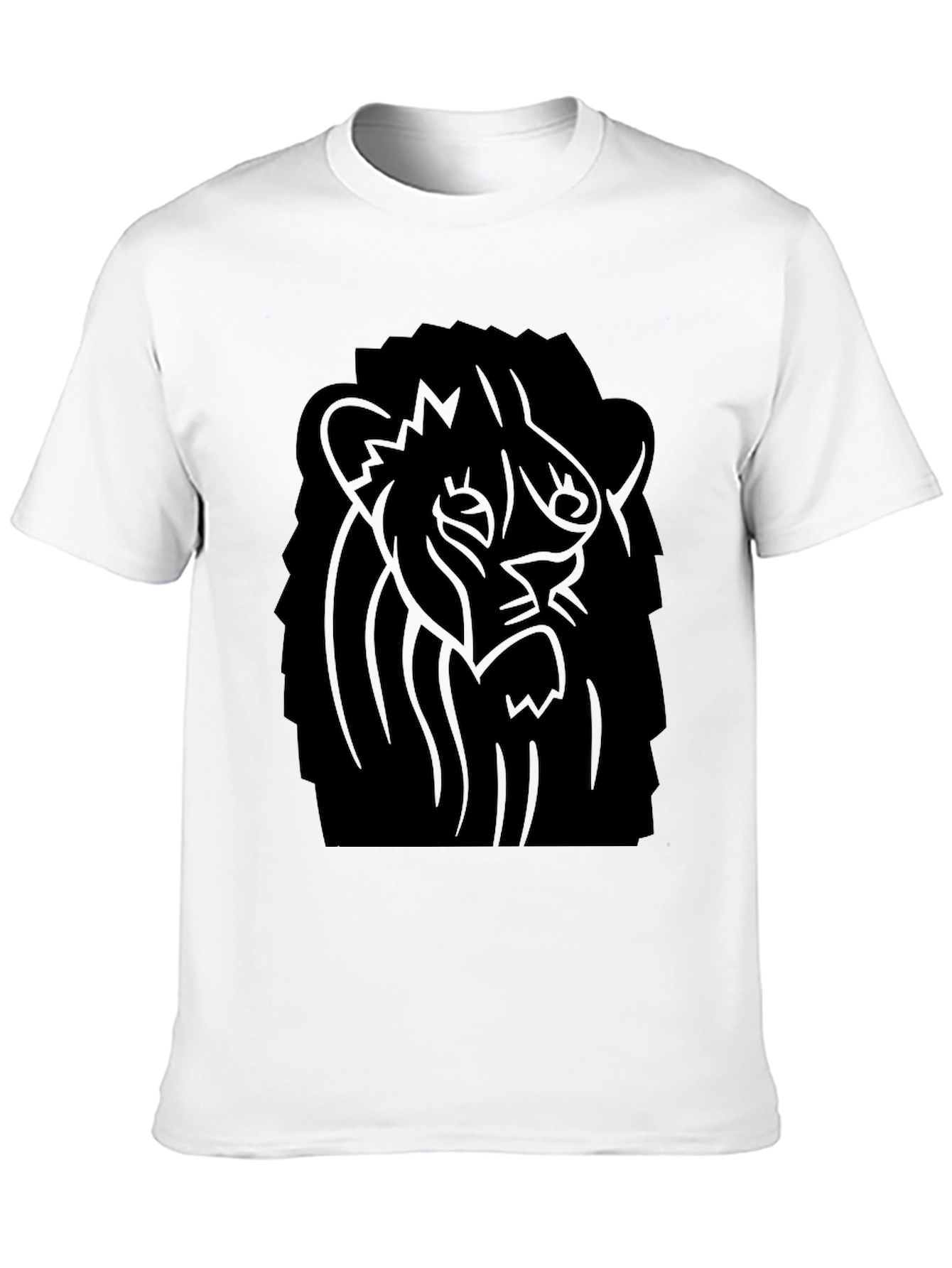 Black Black Lion Graphic Tee - Bold Style view 10