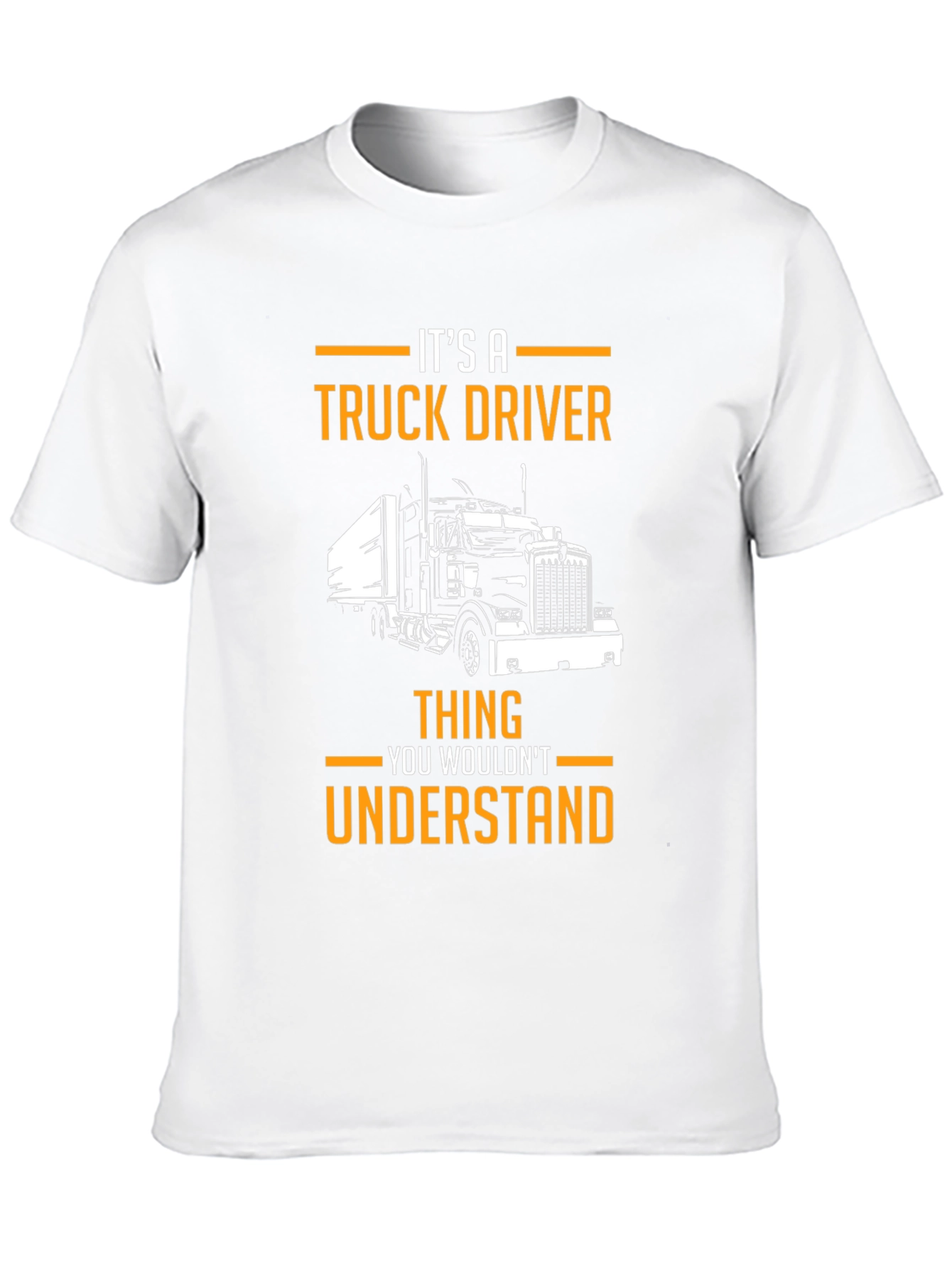 Black Truck Driver T-Shirt - It's A Truck Driver Thing! view 10