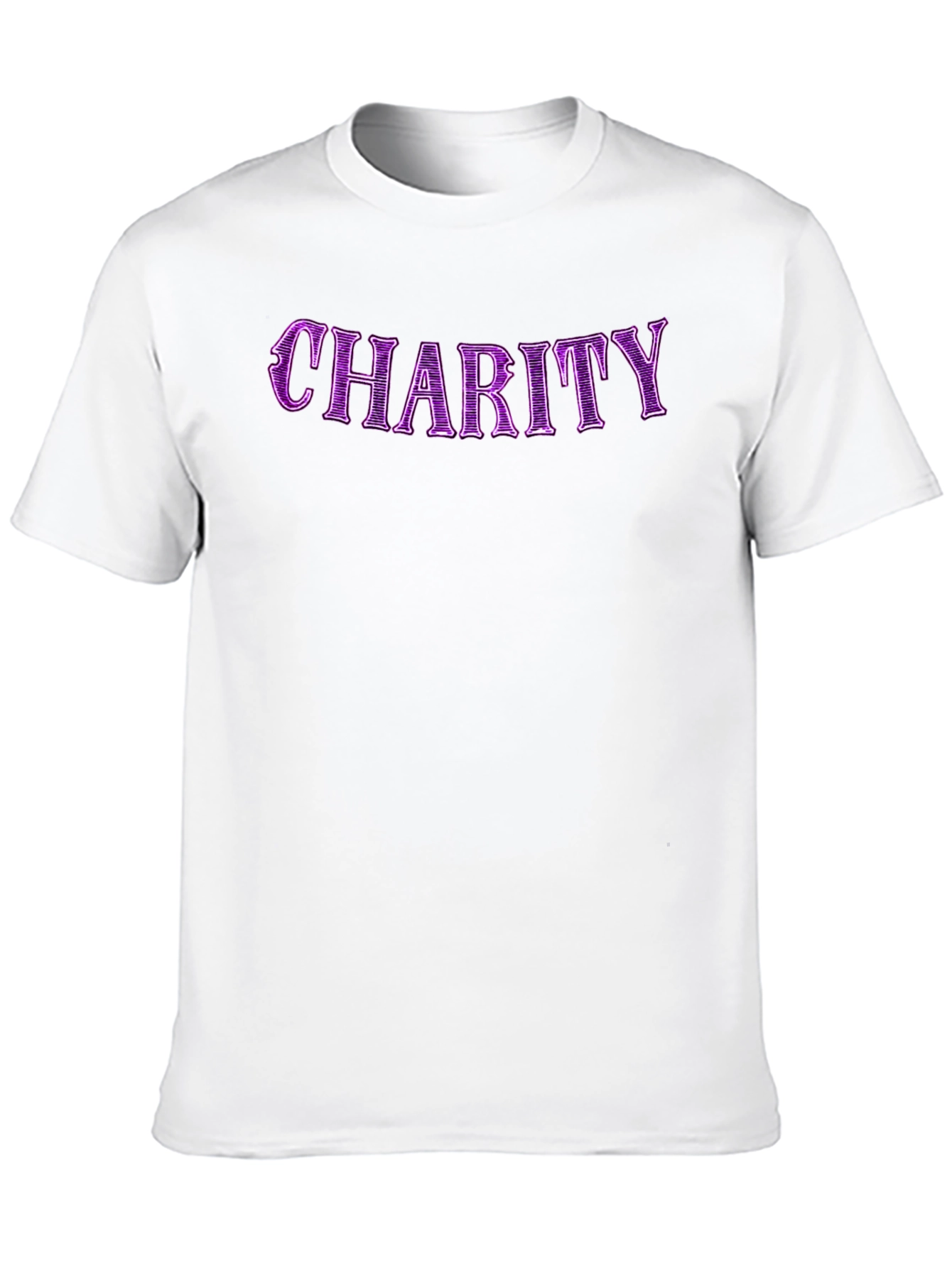 Black Charity Graphic Tee - Black Short Sleeve T-Shirt view 10