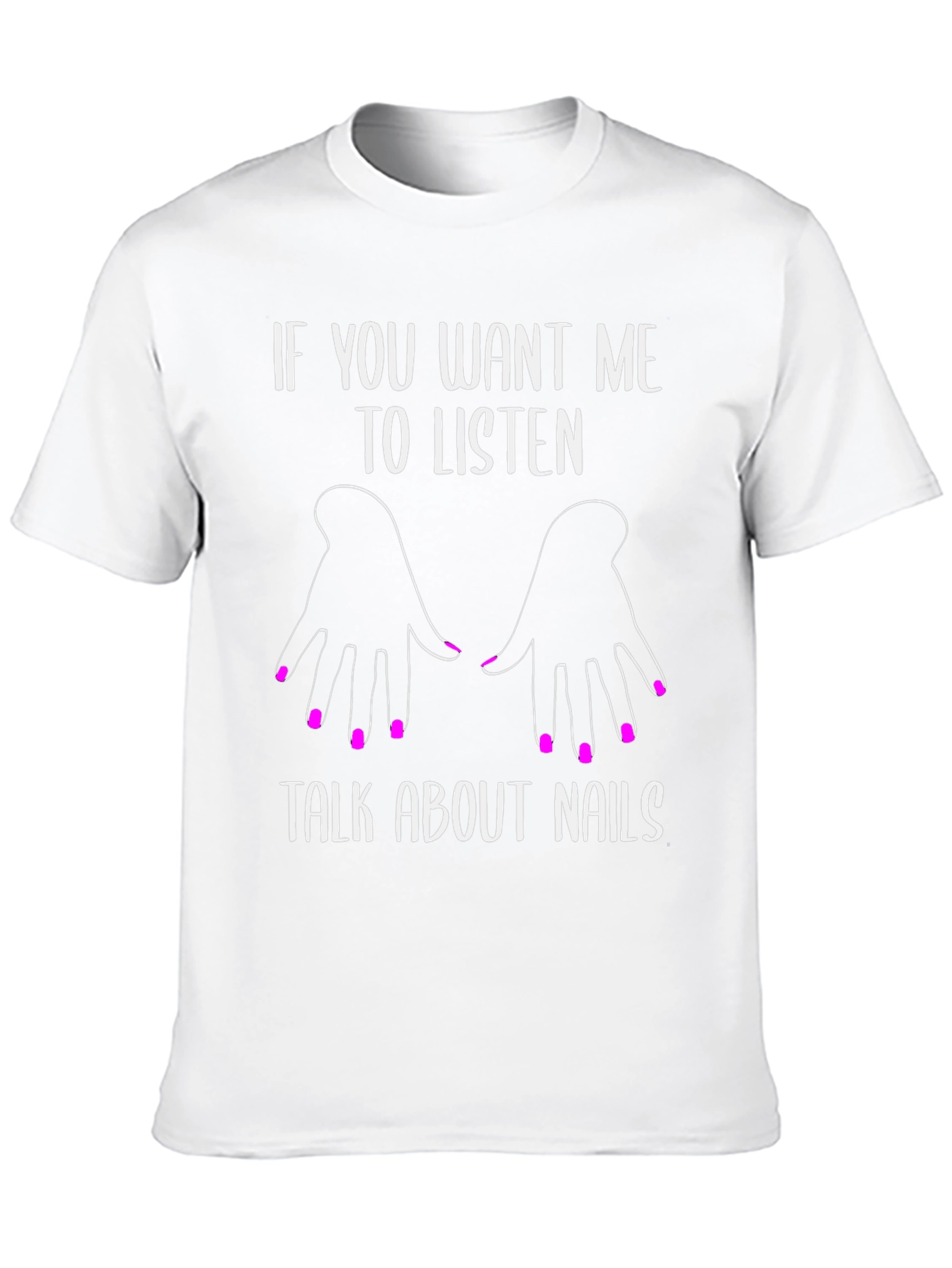 Black Nails Graphic Tee - "If You Want Me To Listen" view 10