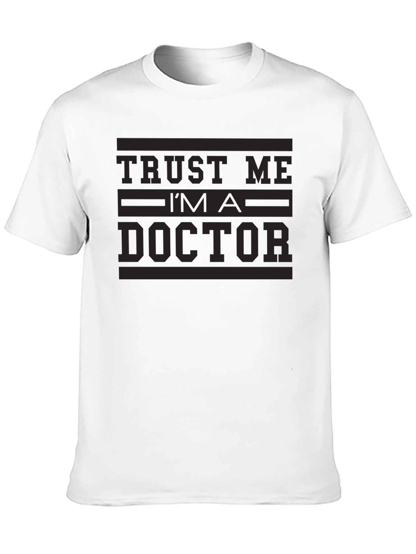 Black Trust Me I'm A Doctor T-Shirt view 10