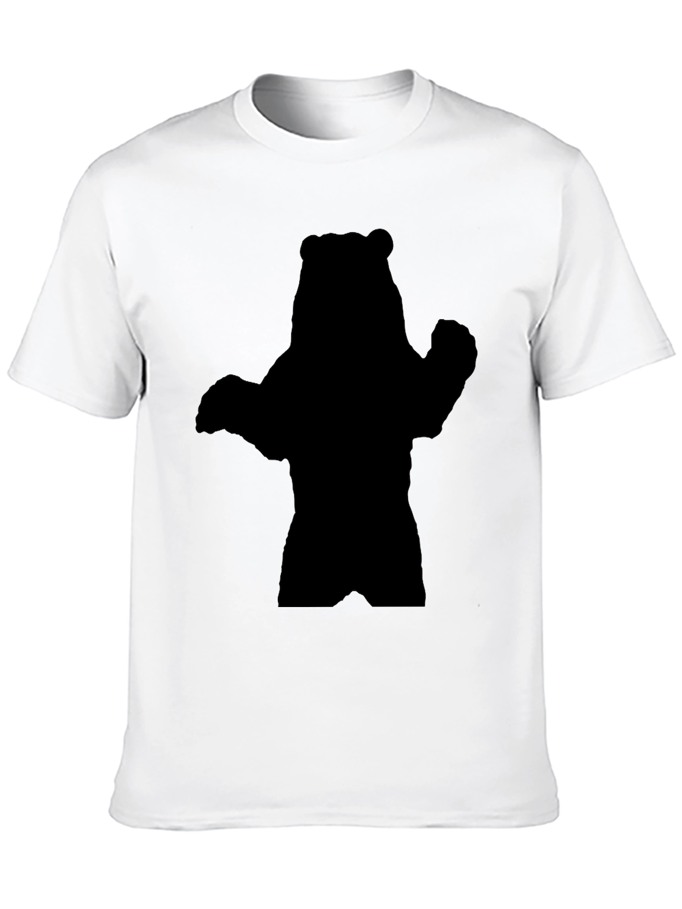 Black Bear Silhouette Graphic Tee - Black view 10