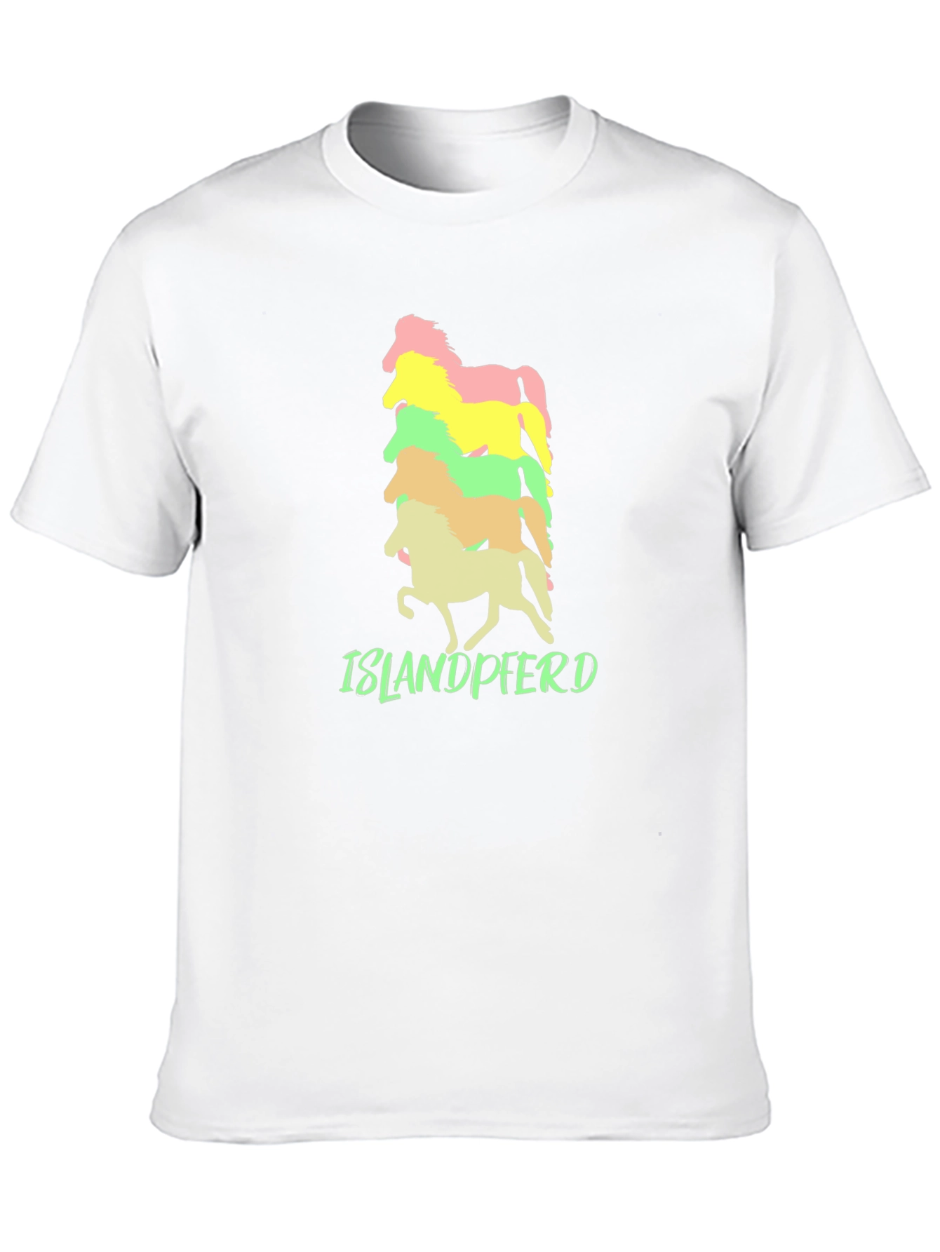 Black Islandpferd Horse T-Shirt - Stacked Design view 10