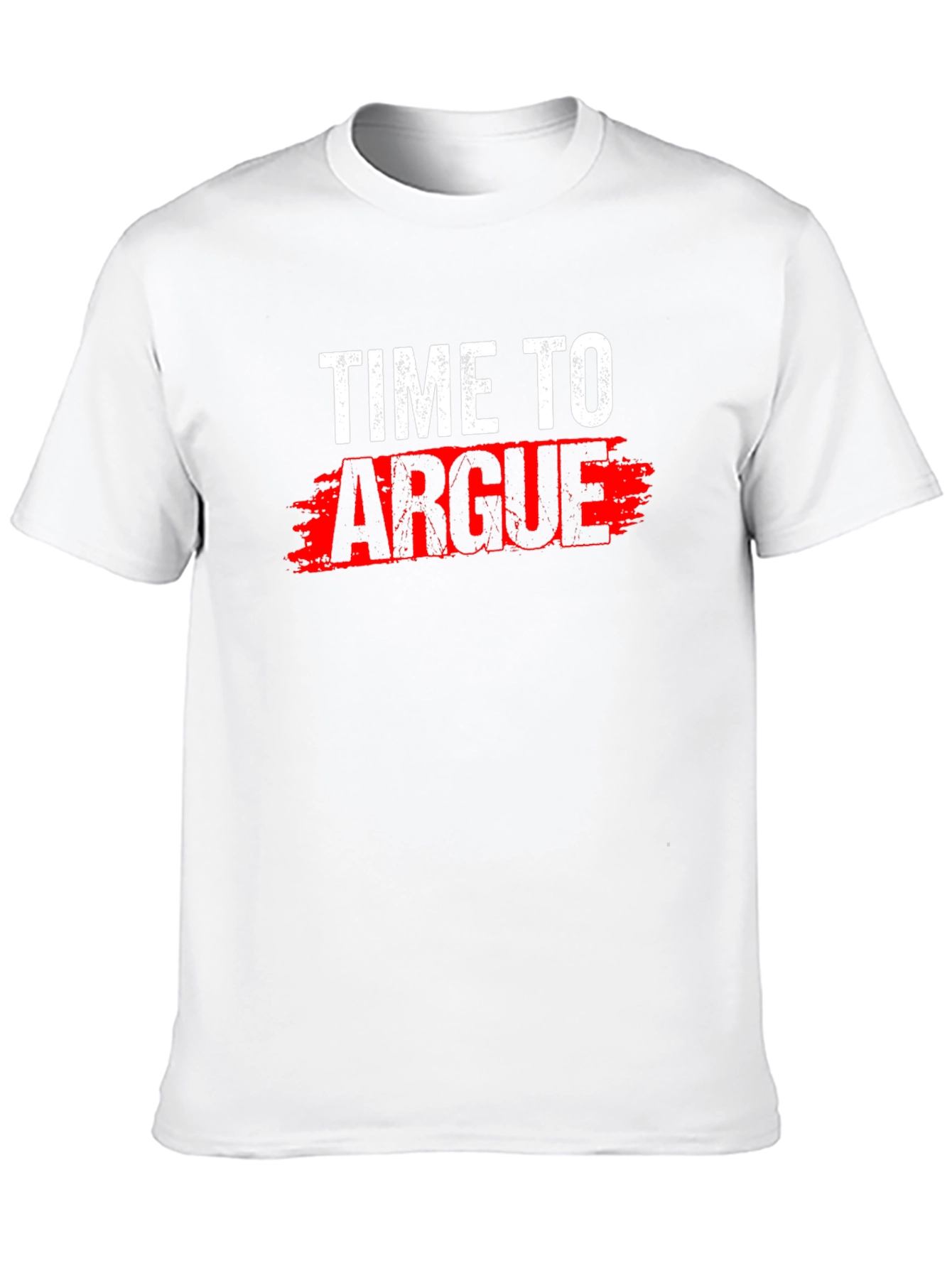 Black Time To Argue Graphic Tee - Black view 10