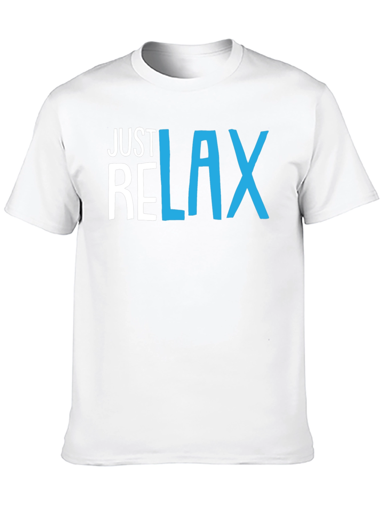 Black Just Relax Black Graphic Tee view 10