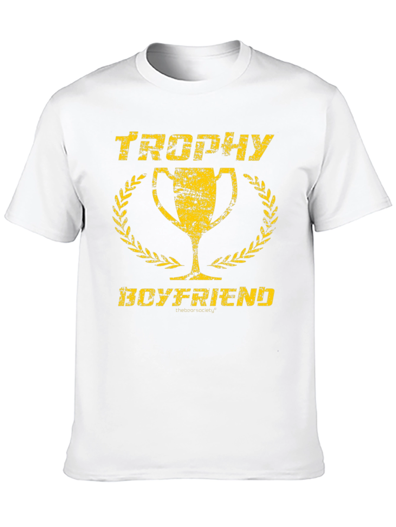 Trophy Boyfriend Graphic Tee - Black Cotton T-Shirt - 10