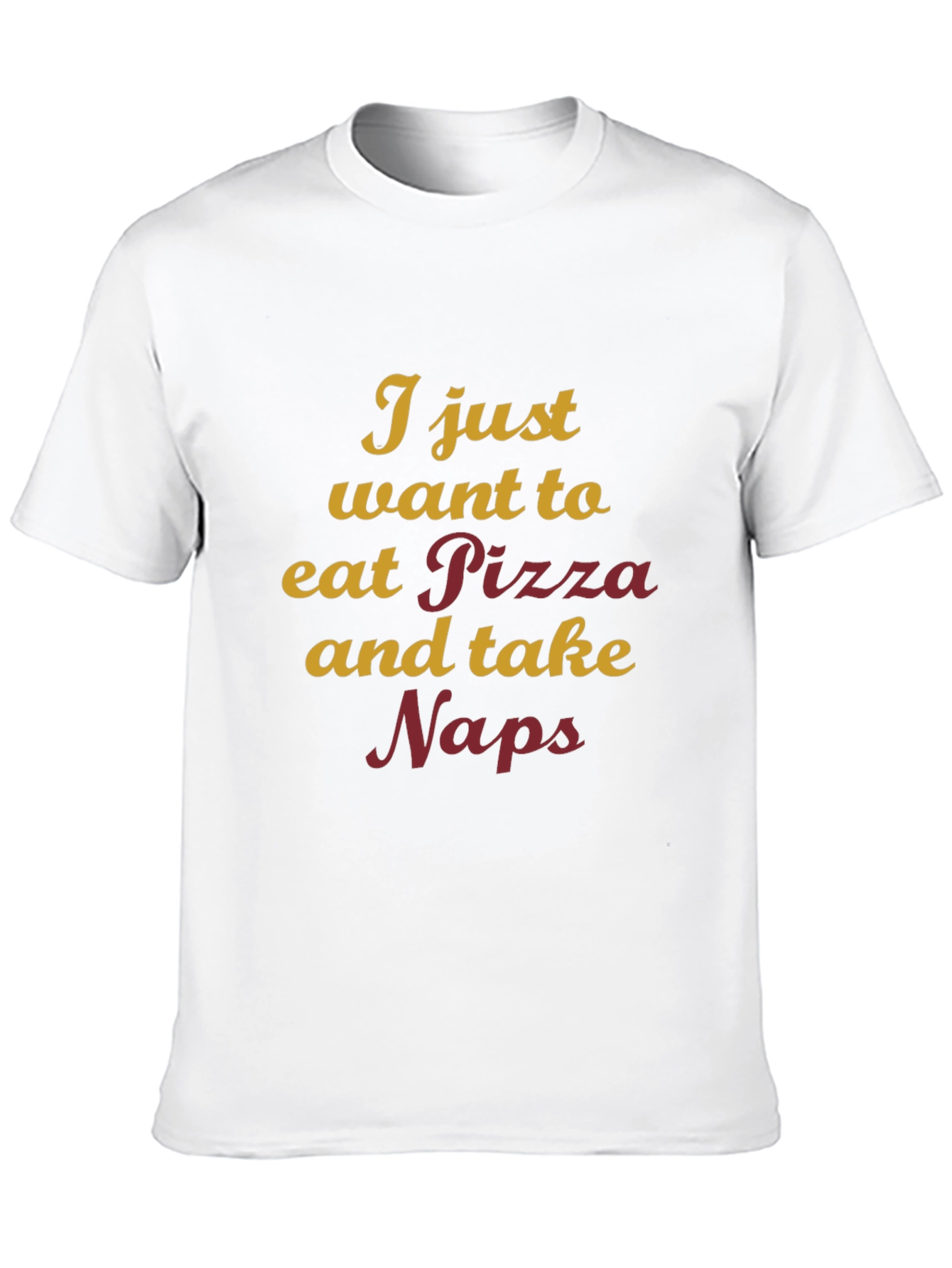 Black Pizza and Naps Graphic Tee view 10