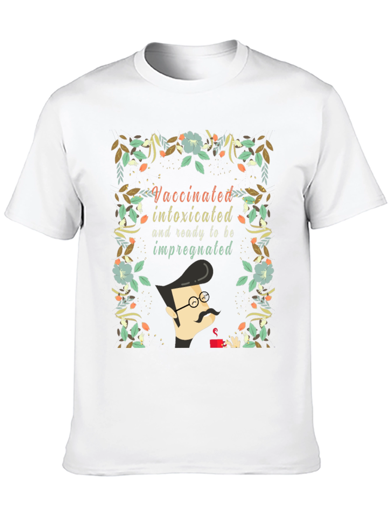 Black Vaccinated & Ready T-Shirt - Funny Slogan view 10