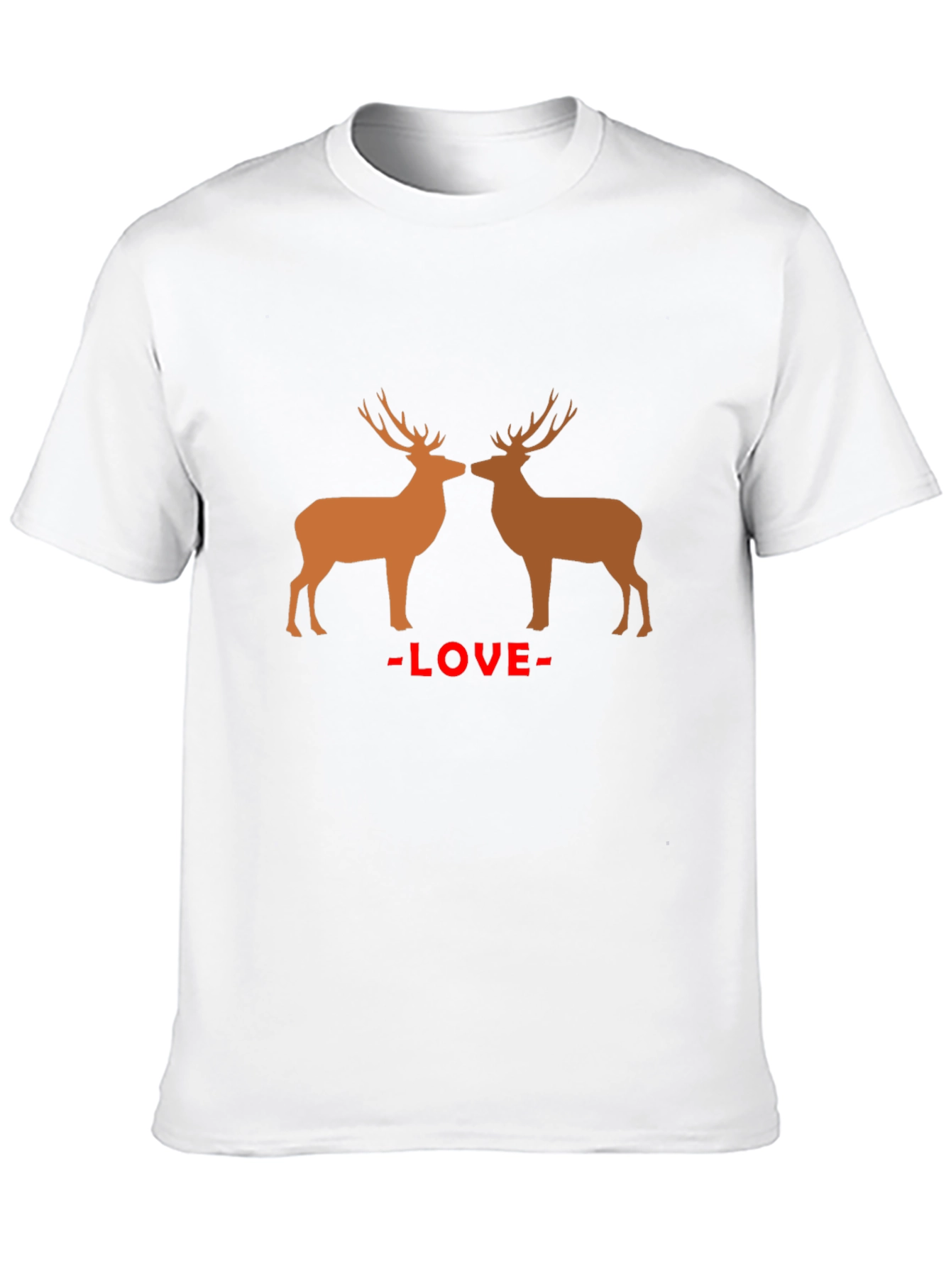 Black Deer Love Graphic Tee - Stylish Casual Wear view 10