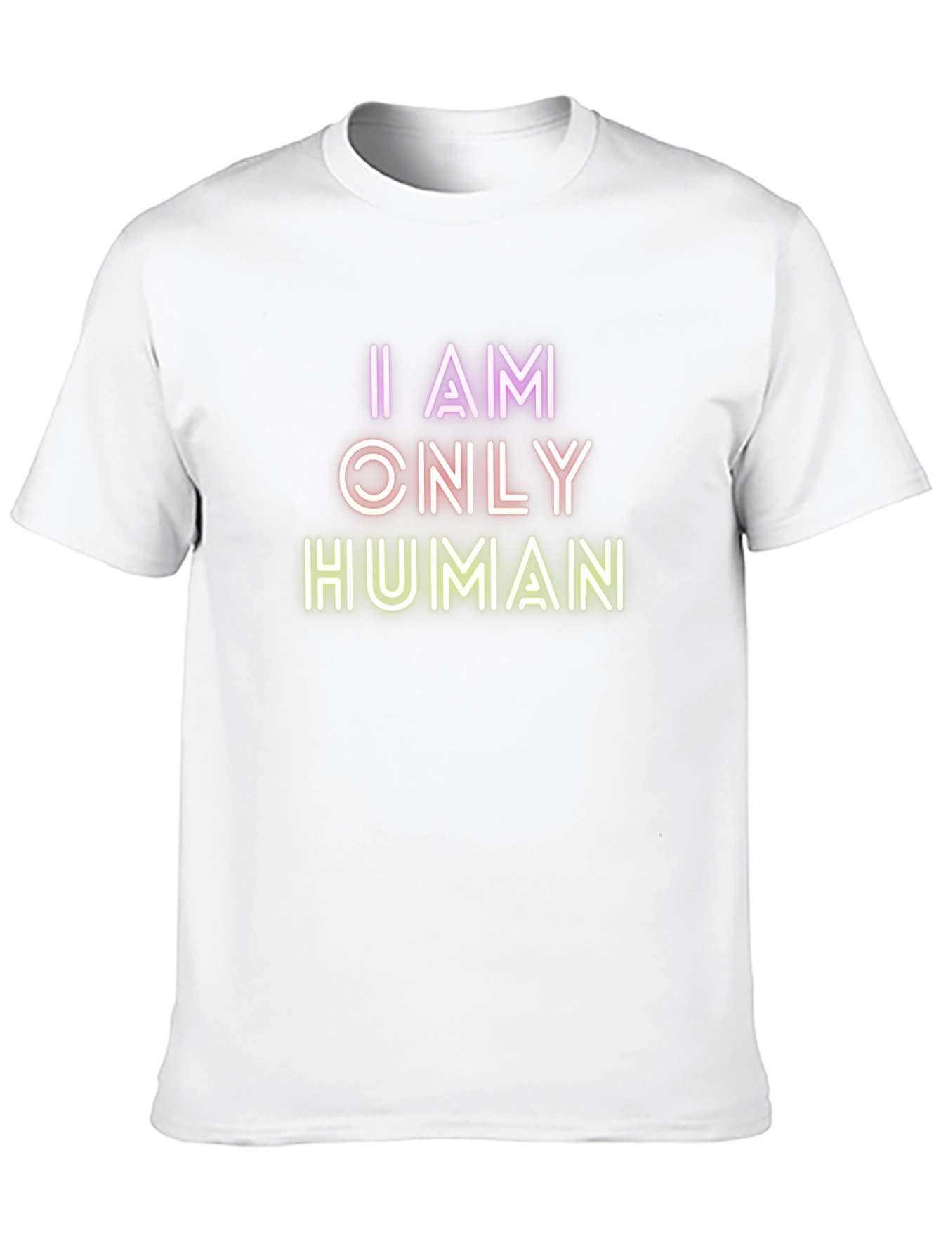 Black I Am Only Human Graphic Tee view 10