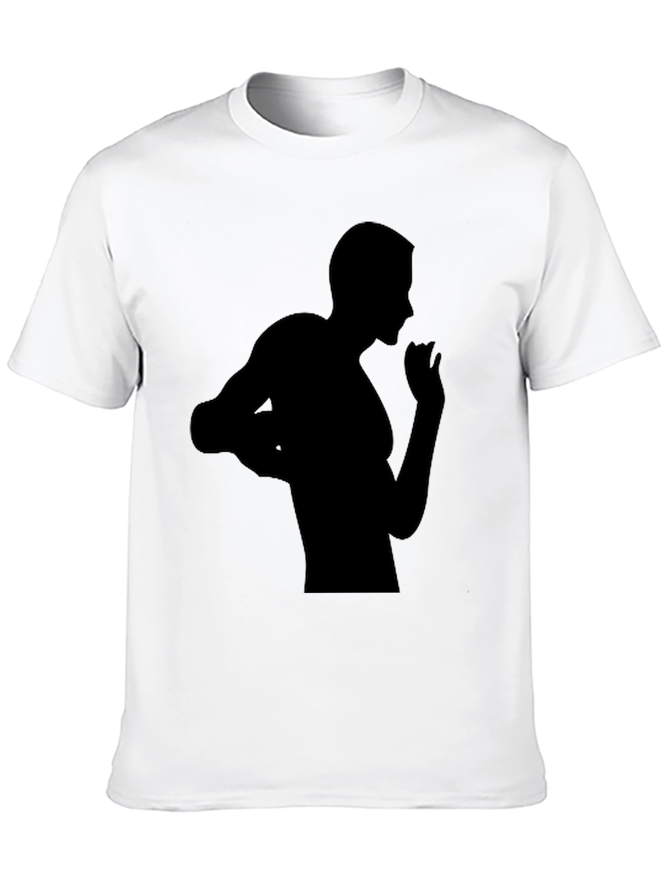 Black Black Silhouette Graphic Tee view 10