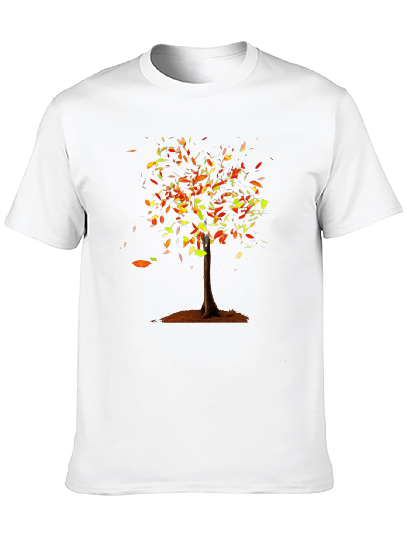 Black Autumn Tree Graphic T-Shirt view 10