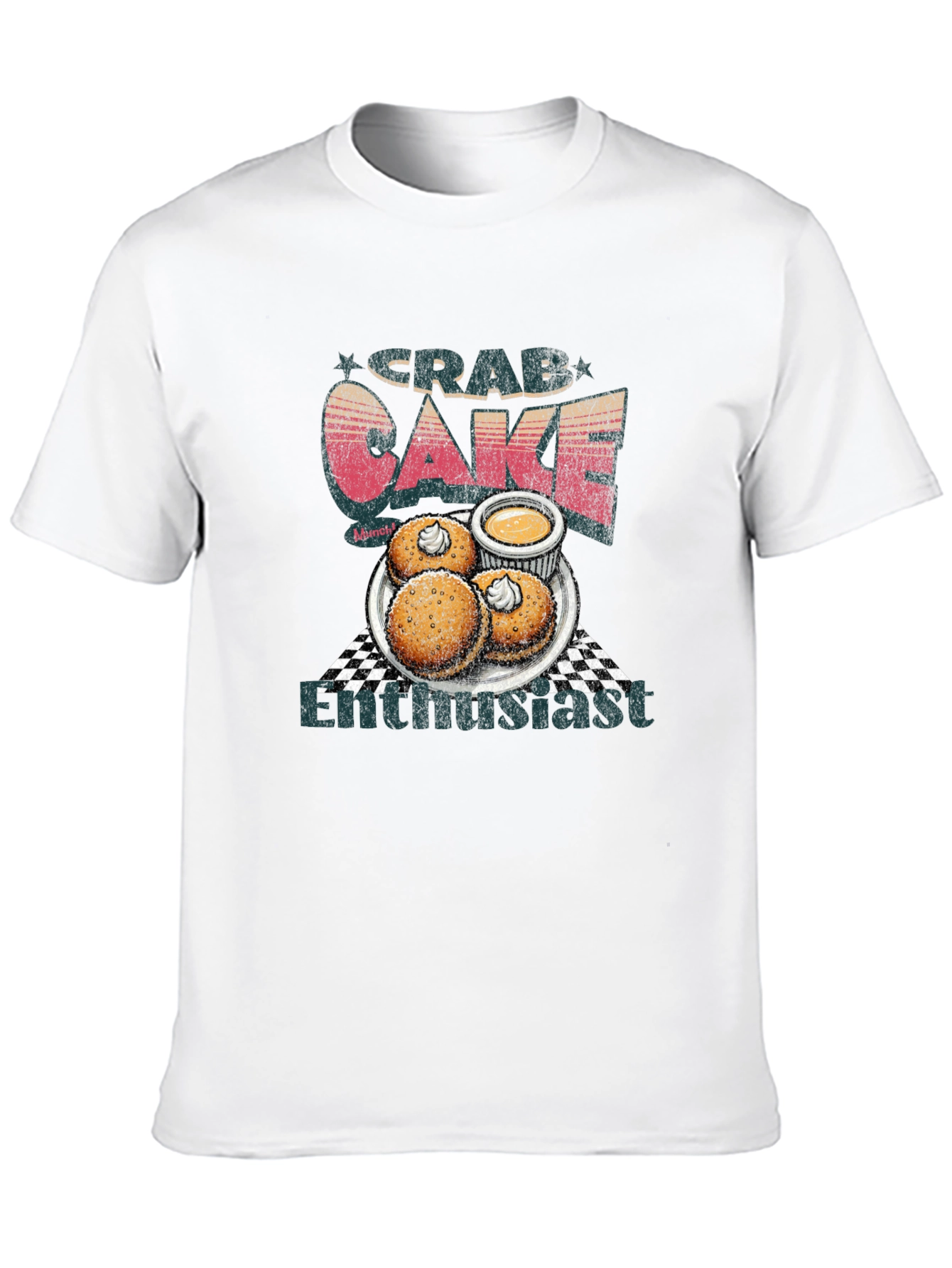 Black Crab Cake Enthusiast Graphic Tee view 10