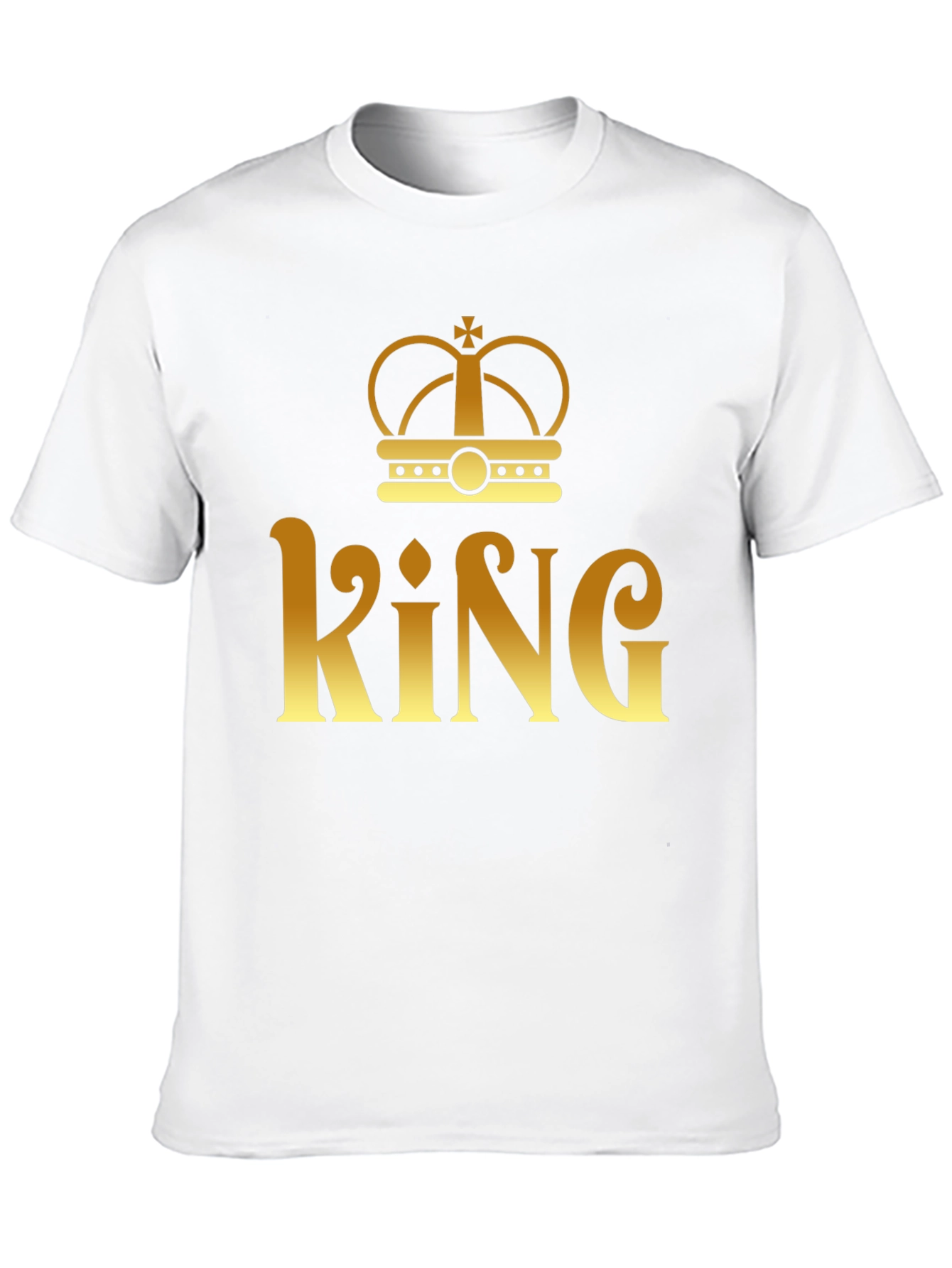 Black King Crown Graphic T-Shirt - Mens Fashion view 10