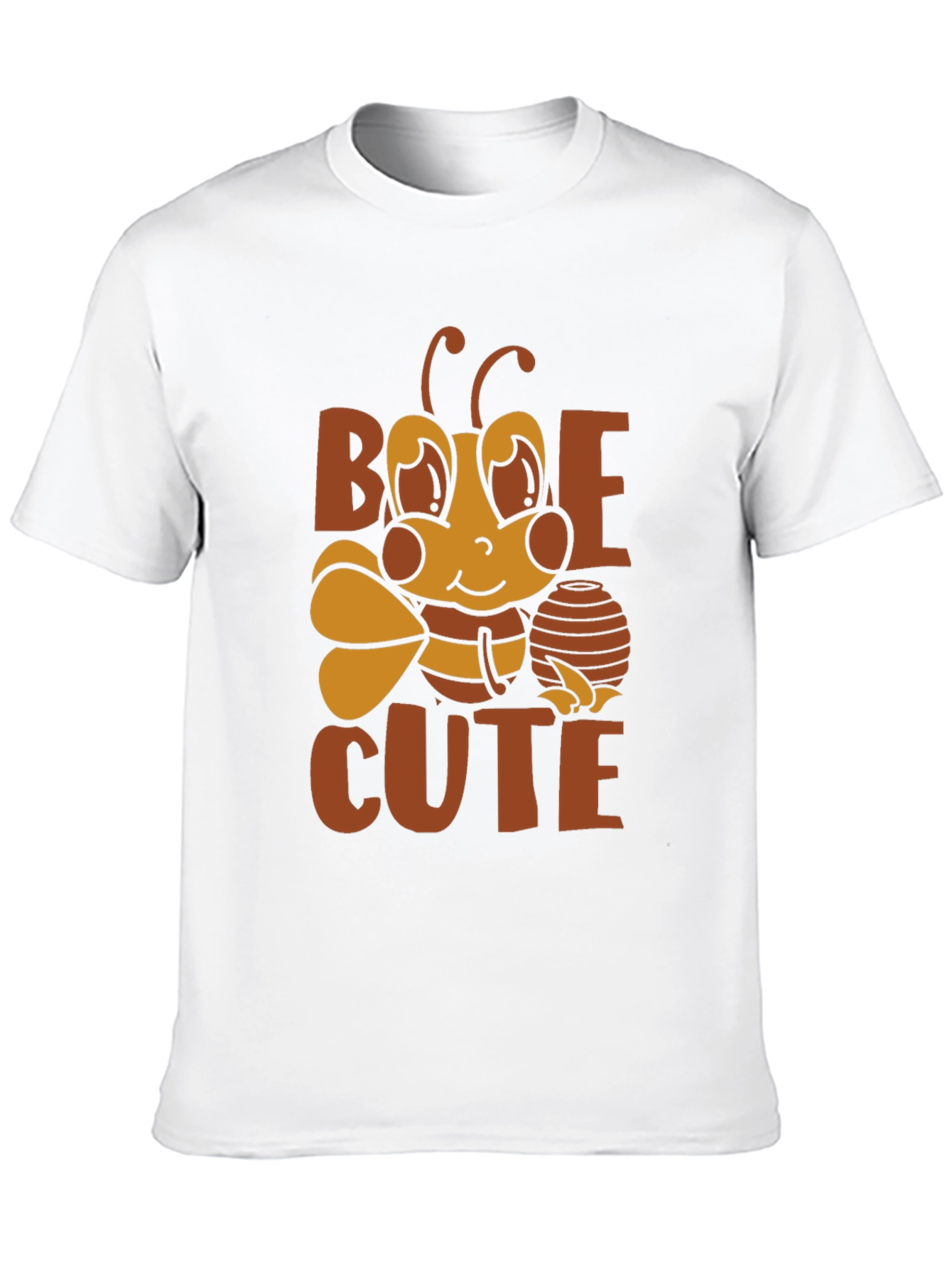 Black Bee Cute Graphic T-Shirt - Unisex Short Sleeve Tee view 10