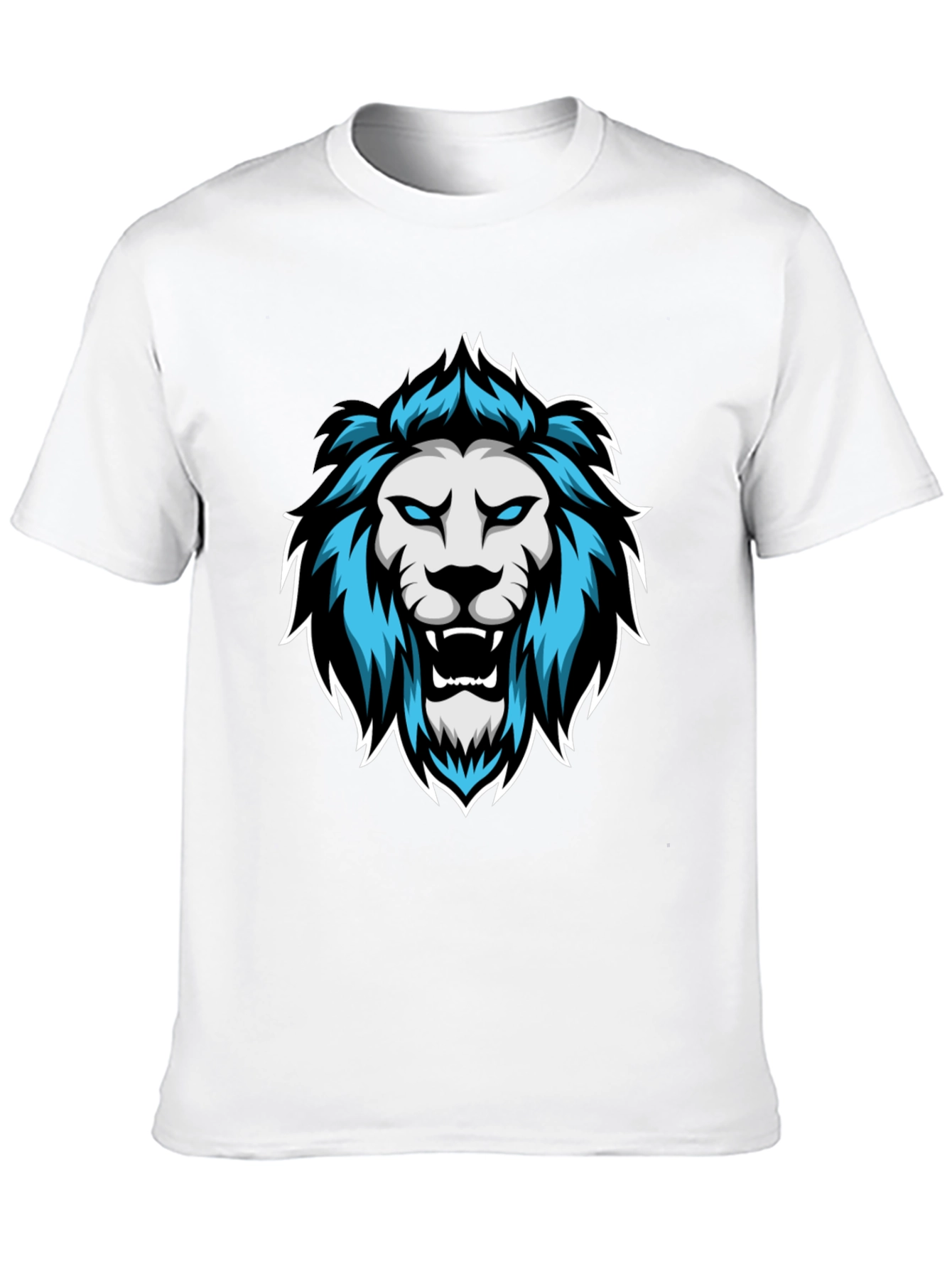 Black Lion Graphic Tee - Men's Black T-Shirt view 10