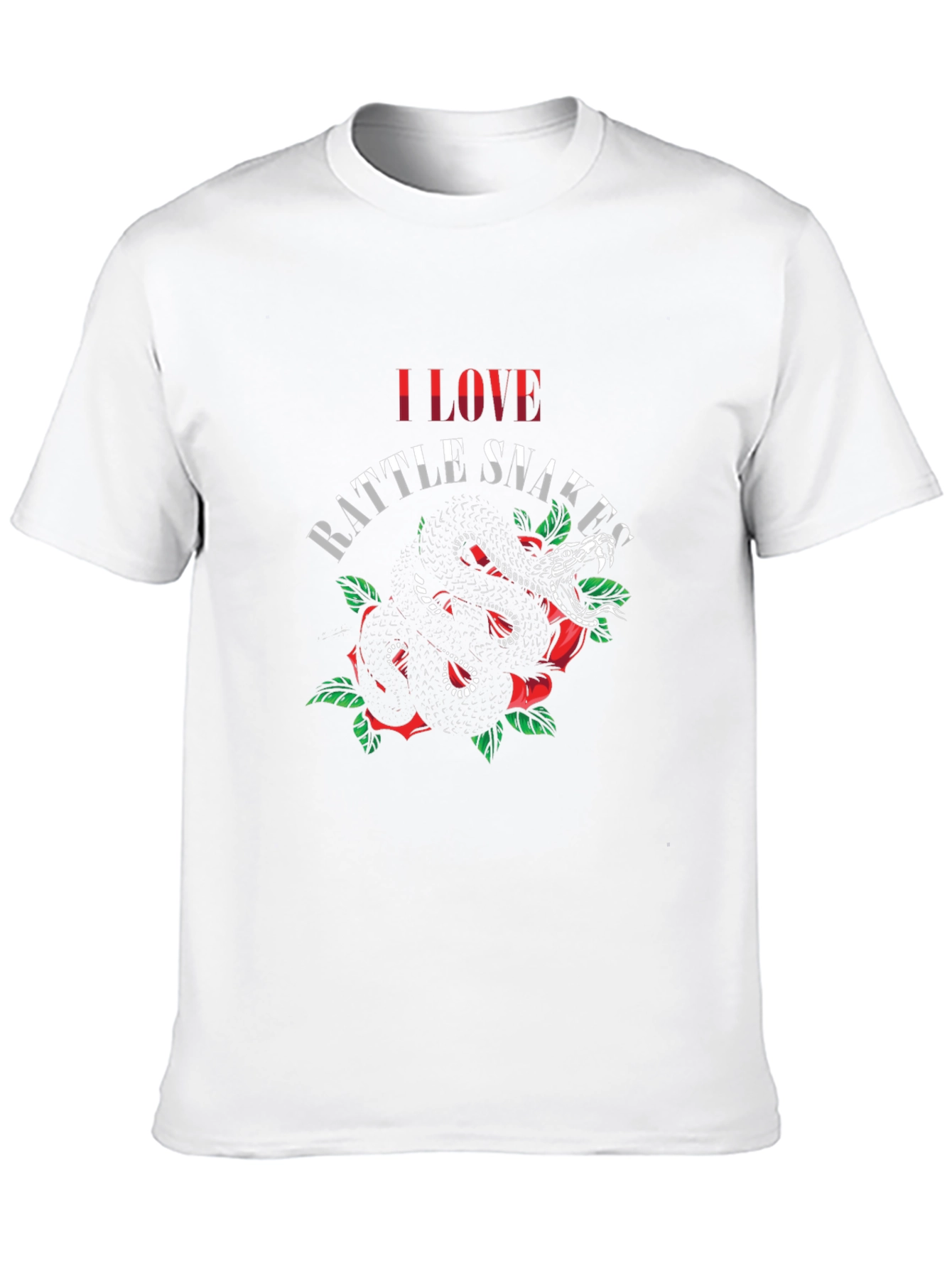 Black I Love Rattlesnakes Graphic Tee view 10