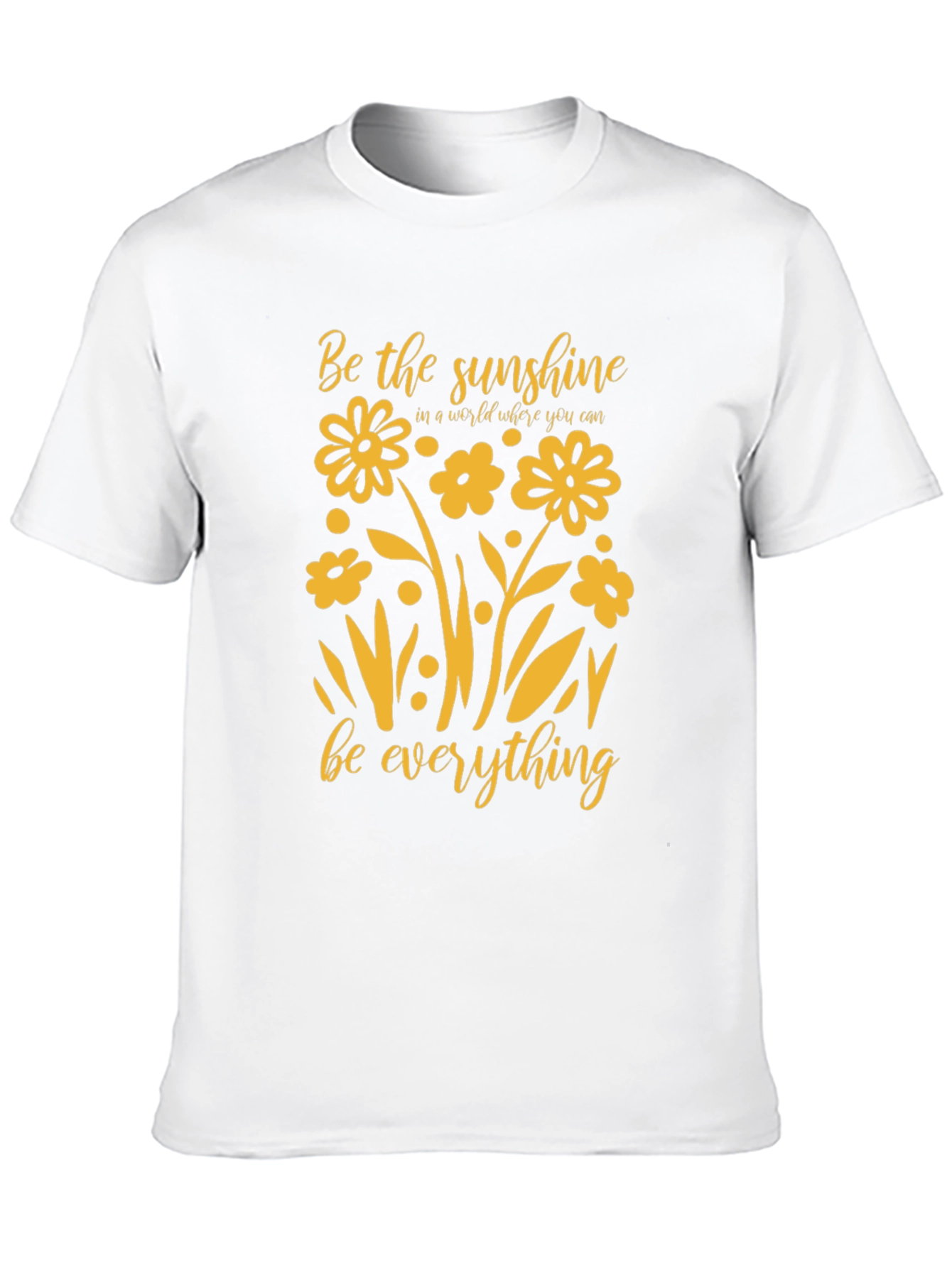 Black Sunshine Graphic T-Shirt - Be the Sunshine view 10